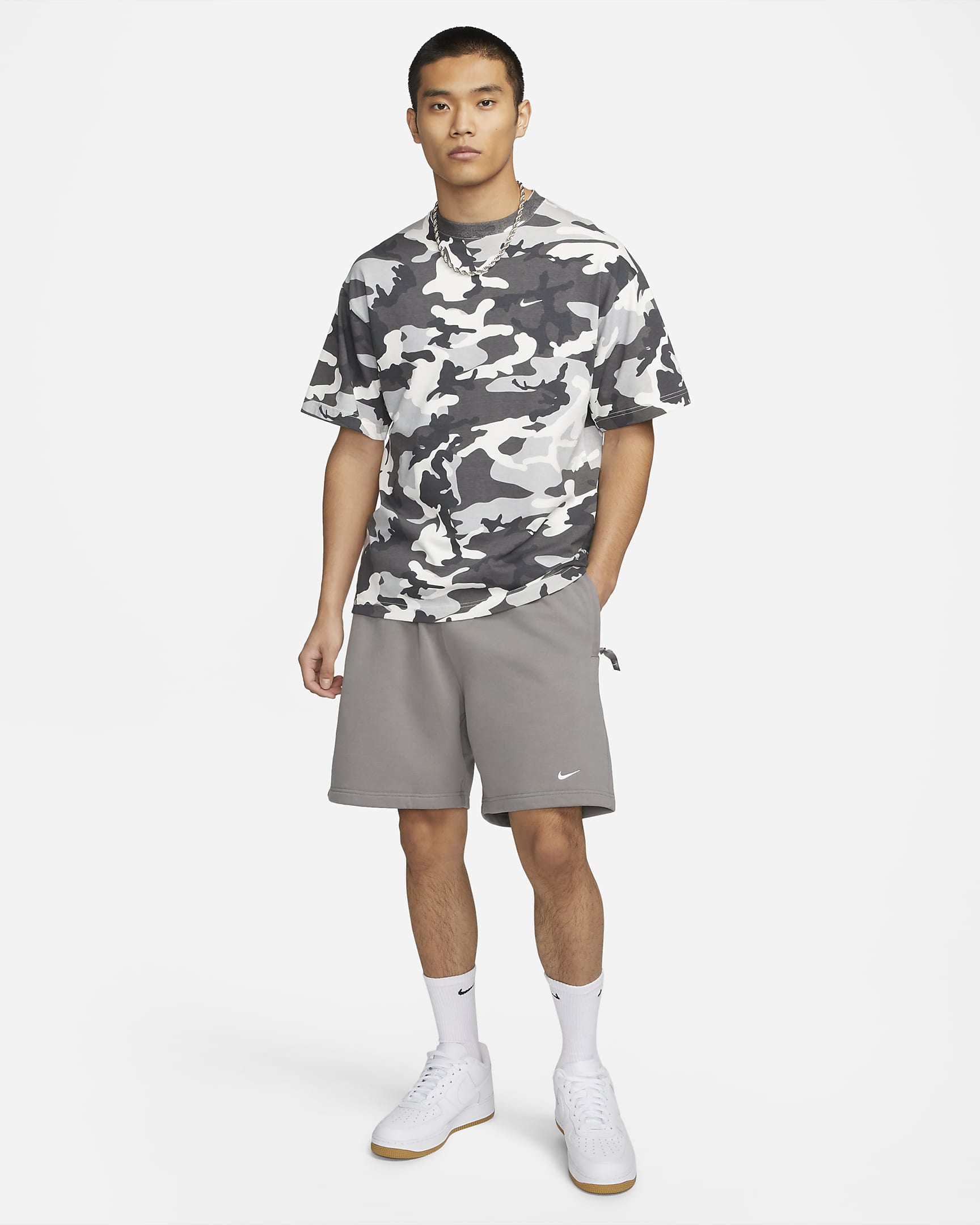 Nike Solo Swoosh Men's French Terry Shorts. Nike VN