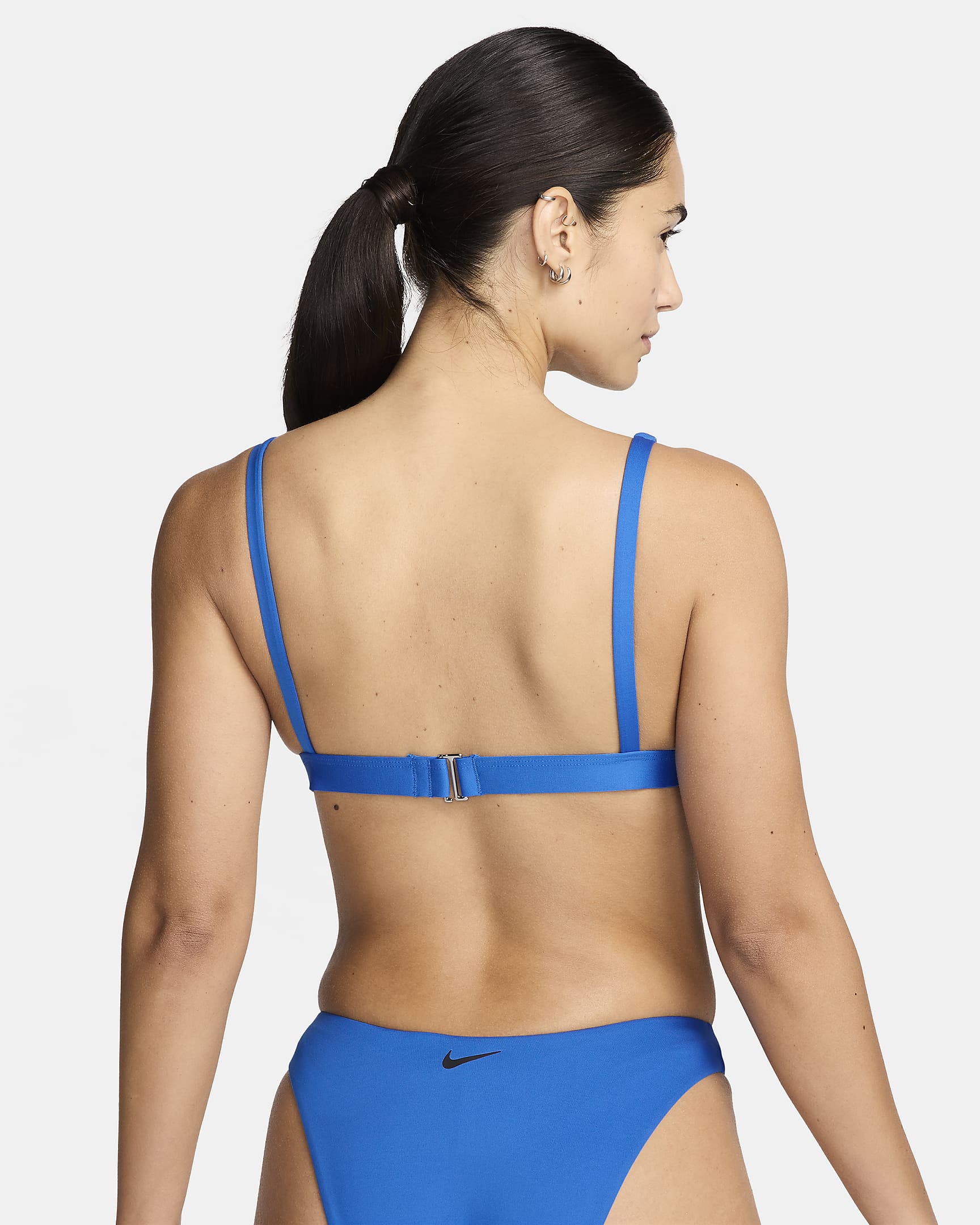 Bikini bralette para mujer Nike Swim Essential - Azul foto