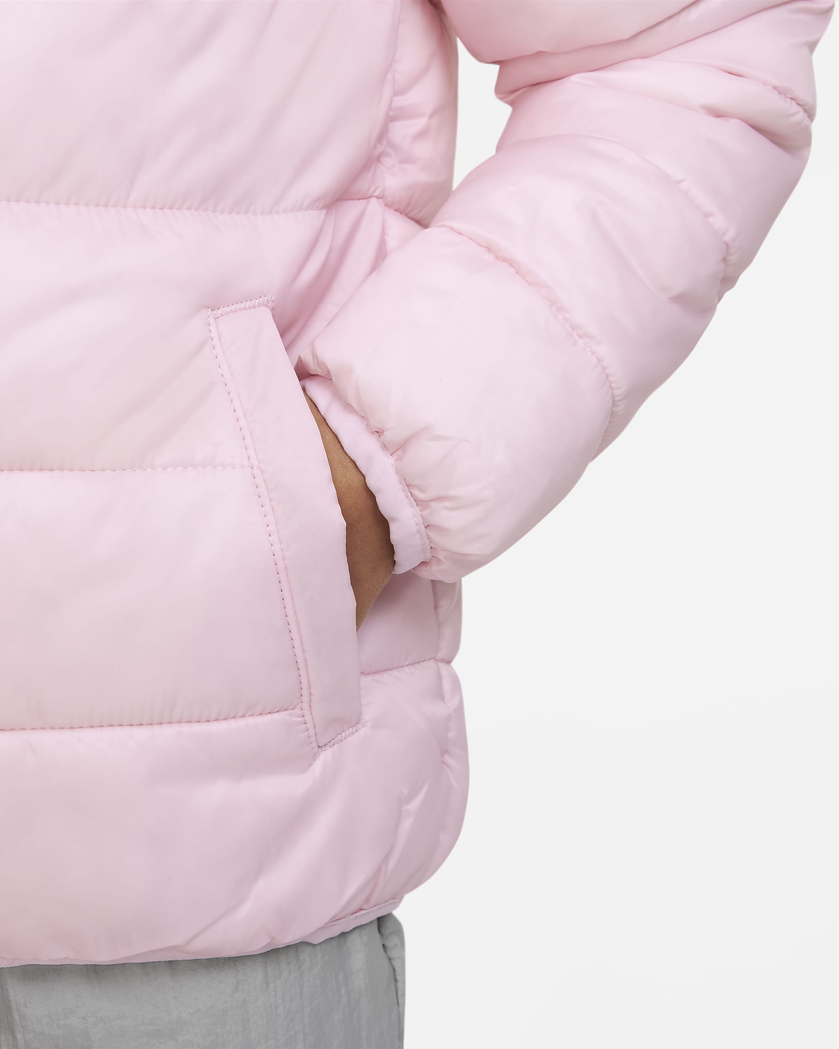 Nike Solid Toddler Puffer Jacket.