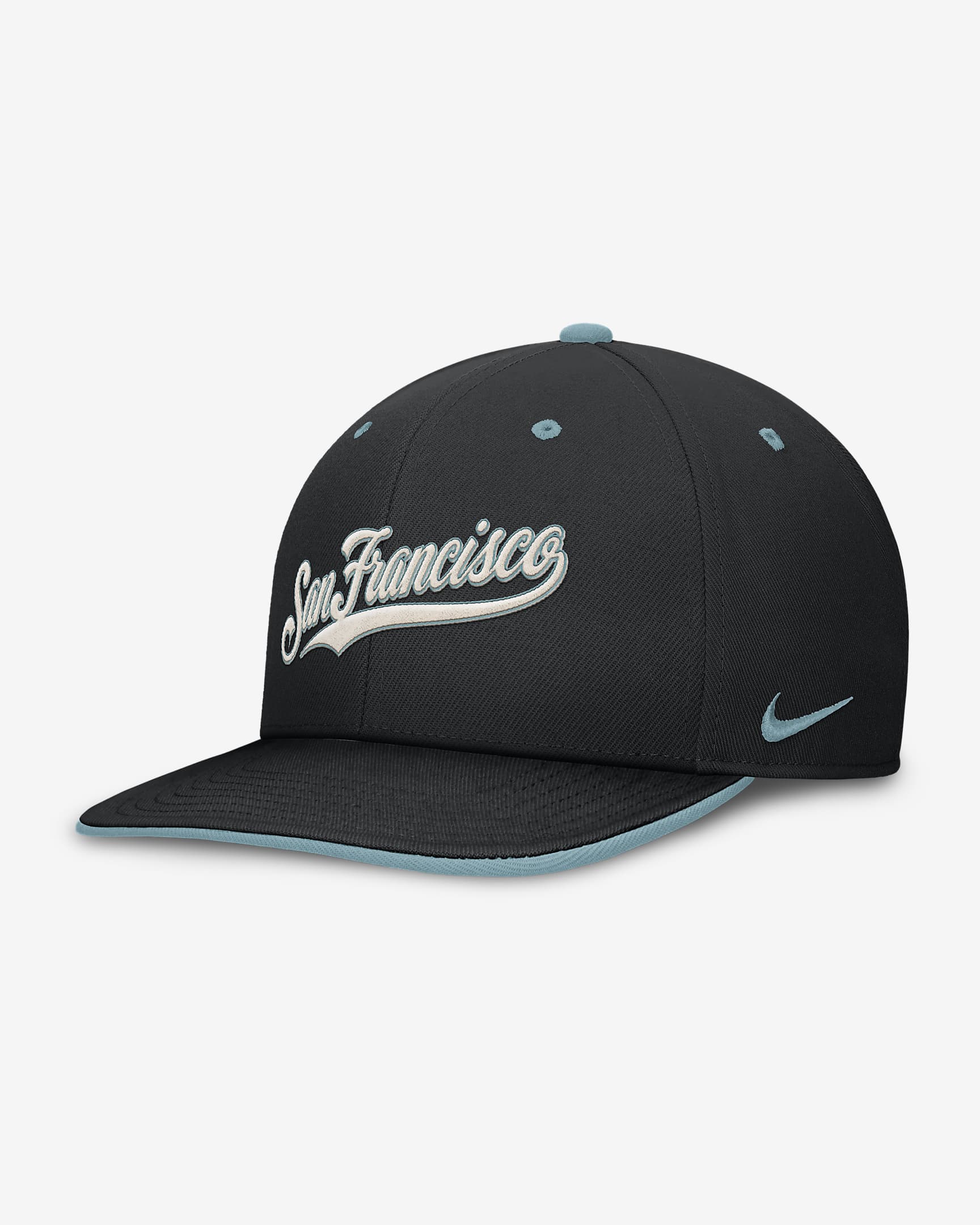 San Francisco Giants Pro Tech Script Men's Nike Dri-FIT MLB Adjustable Hat - Black