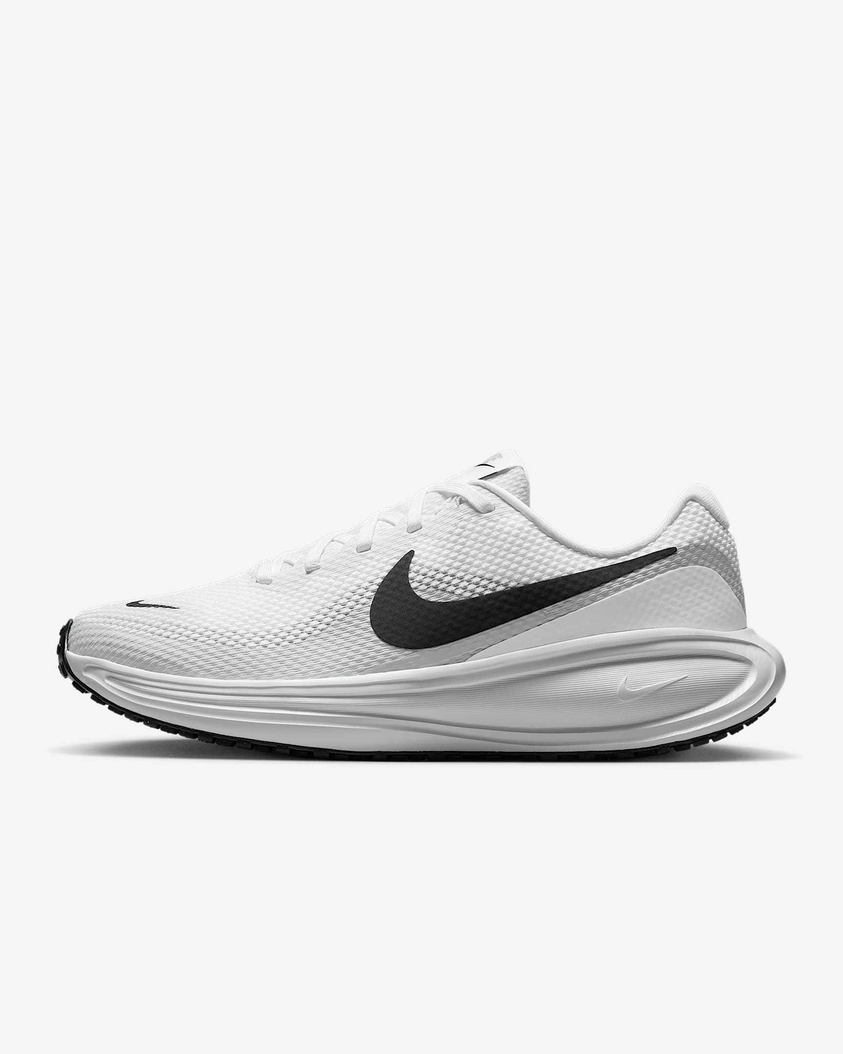 Nike Revolution 8 Straßenlaufschuh (Damen, extraweit) - Weiß/Pure Platinum/Schwarz
