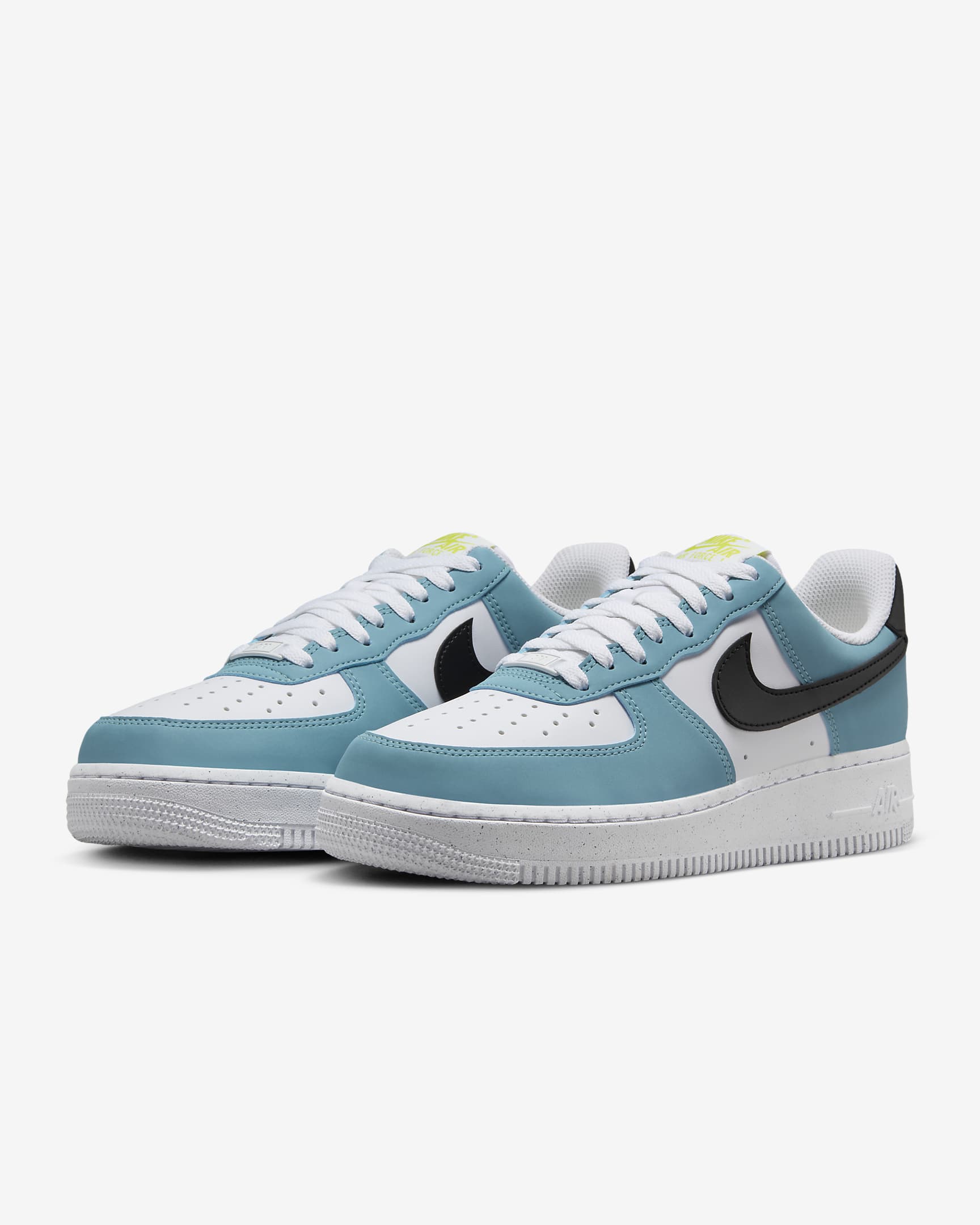 Chaussure Nike Air Force 1 '07 pour Femme - Denim Turquoise/Blanc/Cyber/Noir