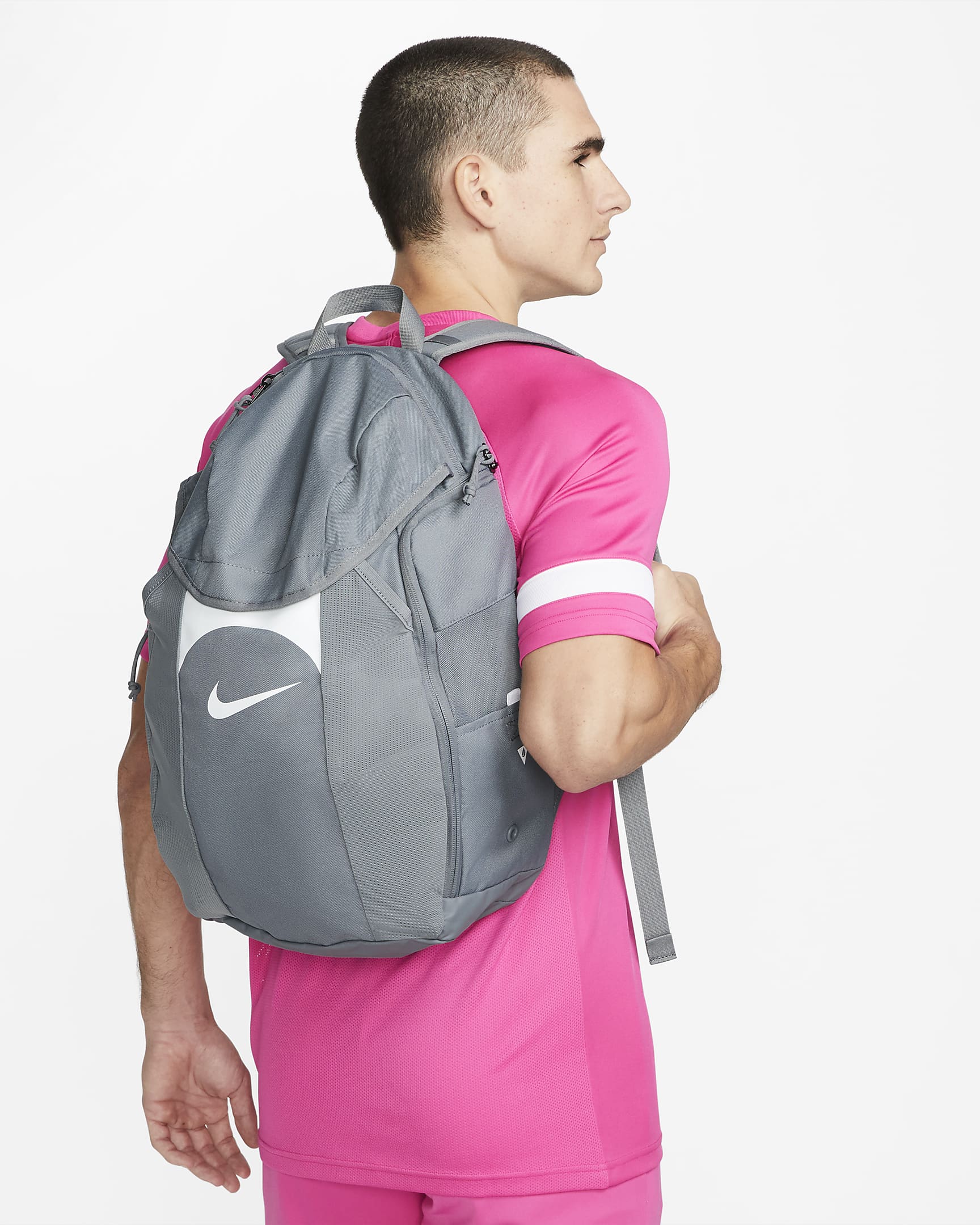 Sac à dos Nike Academy Team (30 L) - Cool Grey/Cool Grey/Blanc