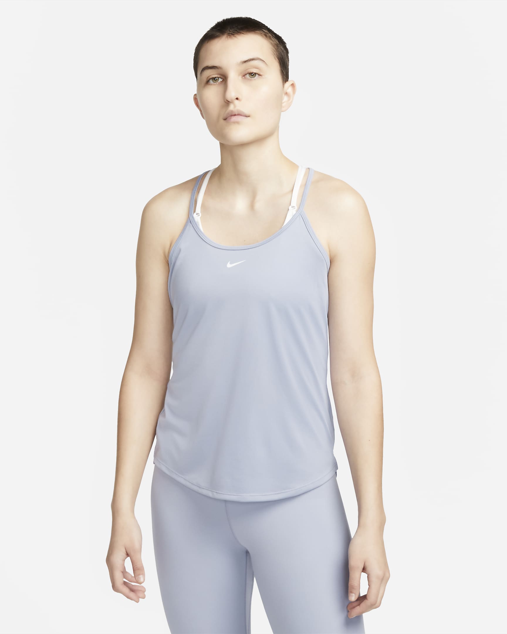 Nike DriFIT One Elastika Women's Standard Fit Tank Top. Nike UK