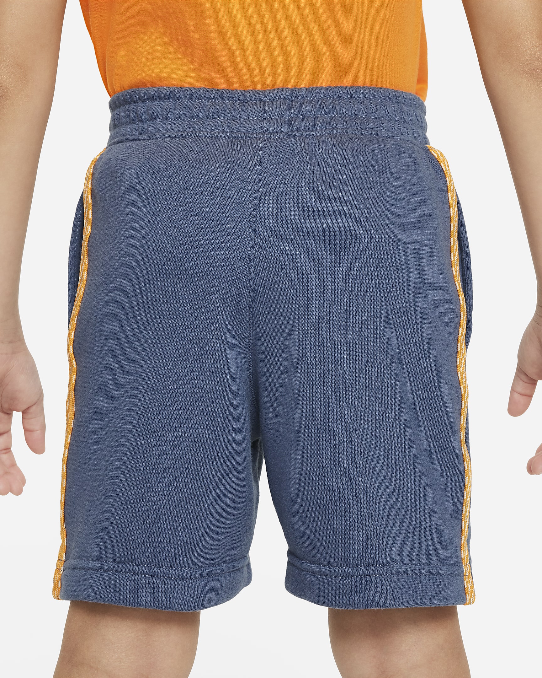 Nike Sportswear "Leave No Trace" French Terry Taping Shorts Little Kids' Shorts - Diffused Blue