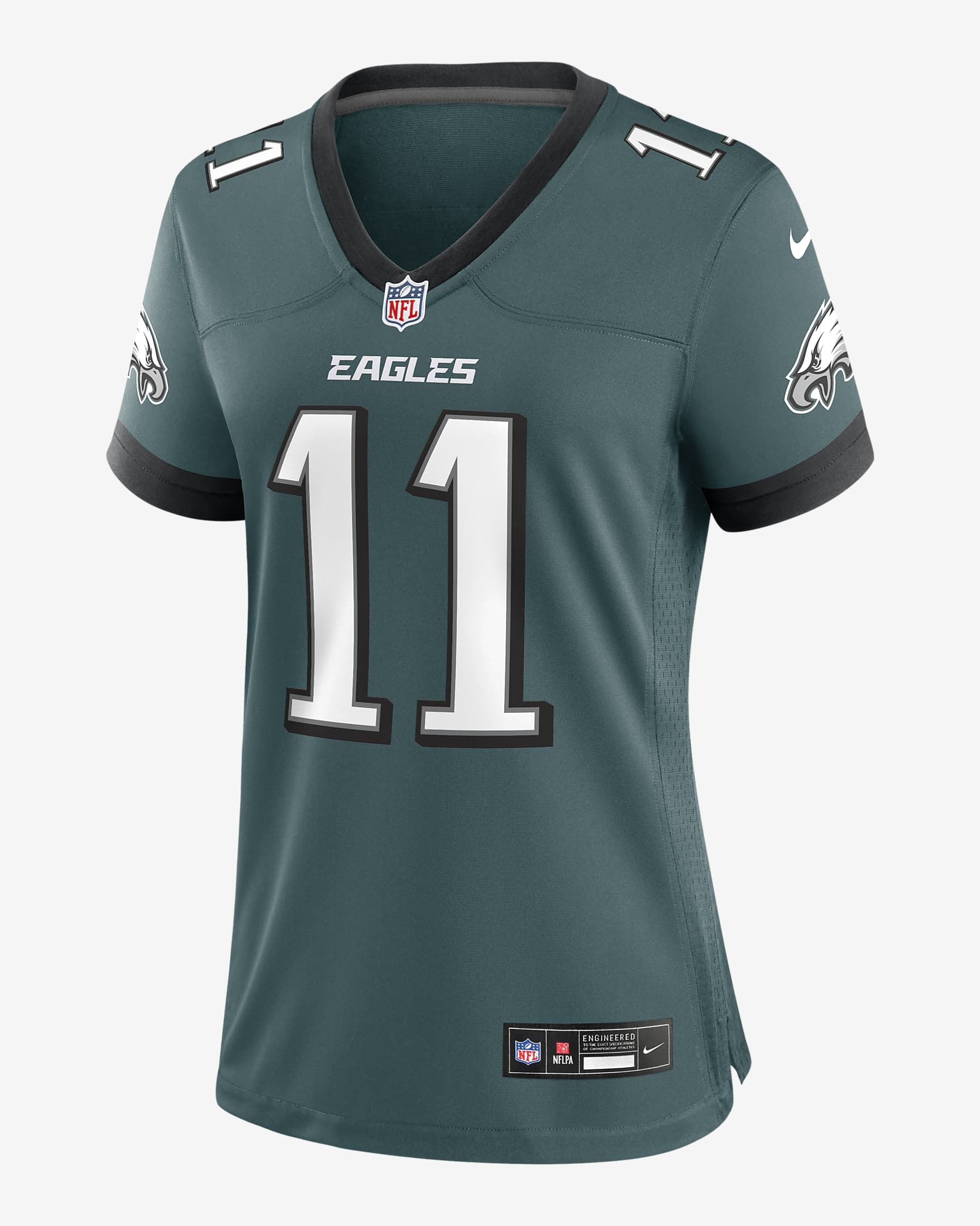 A.J. Brown Philadelphia Eagles Women’s Nike NFL Game Jersey - Green