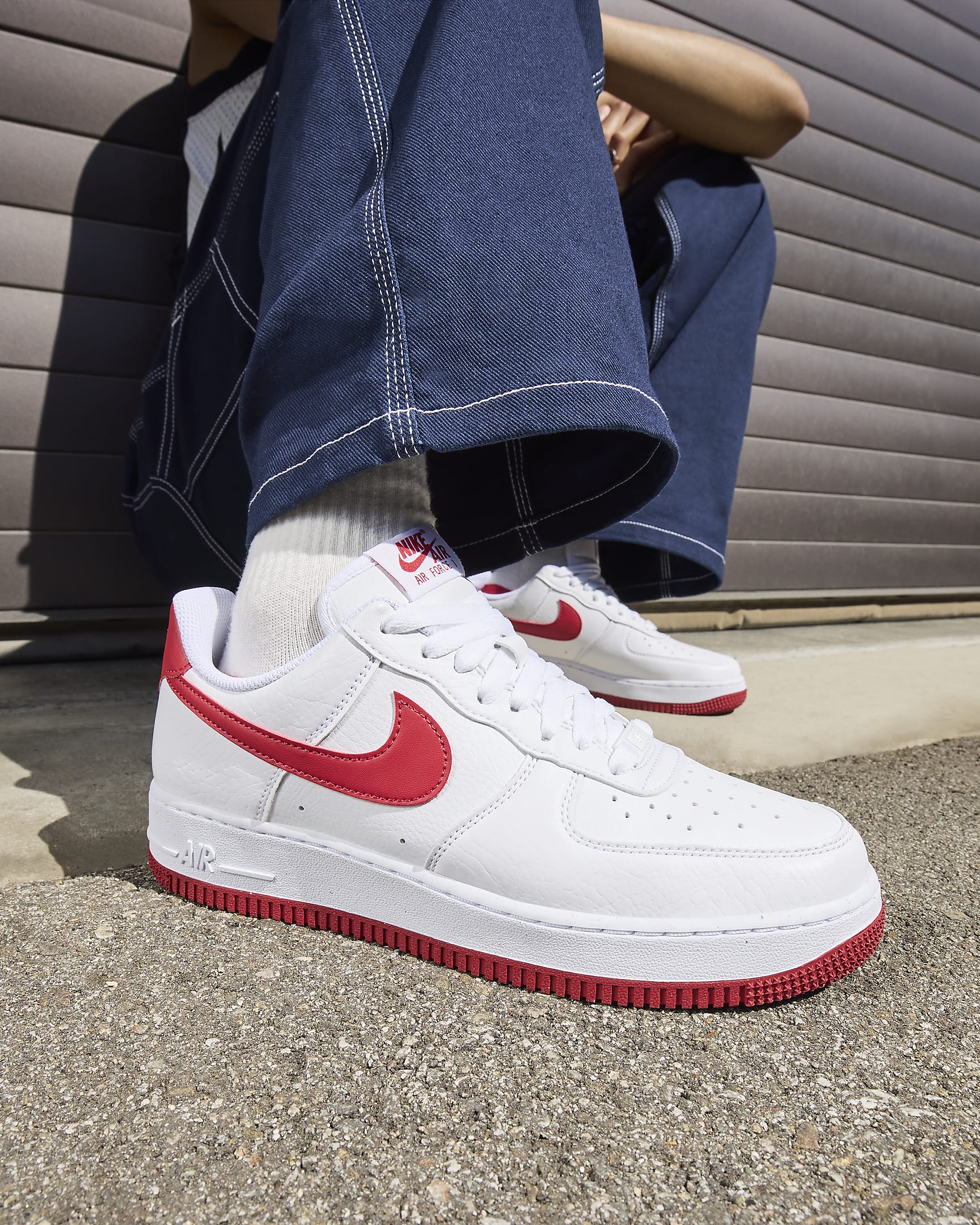 Nike Air Force 1 '07 Next Nature Women's Shoes - White/White/Volt/Gym Red