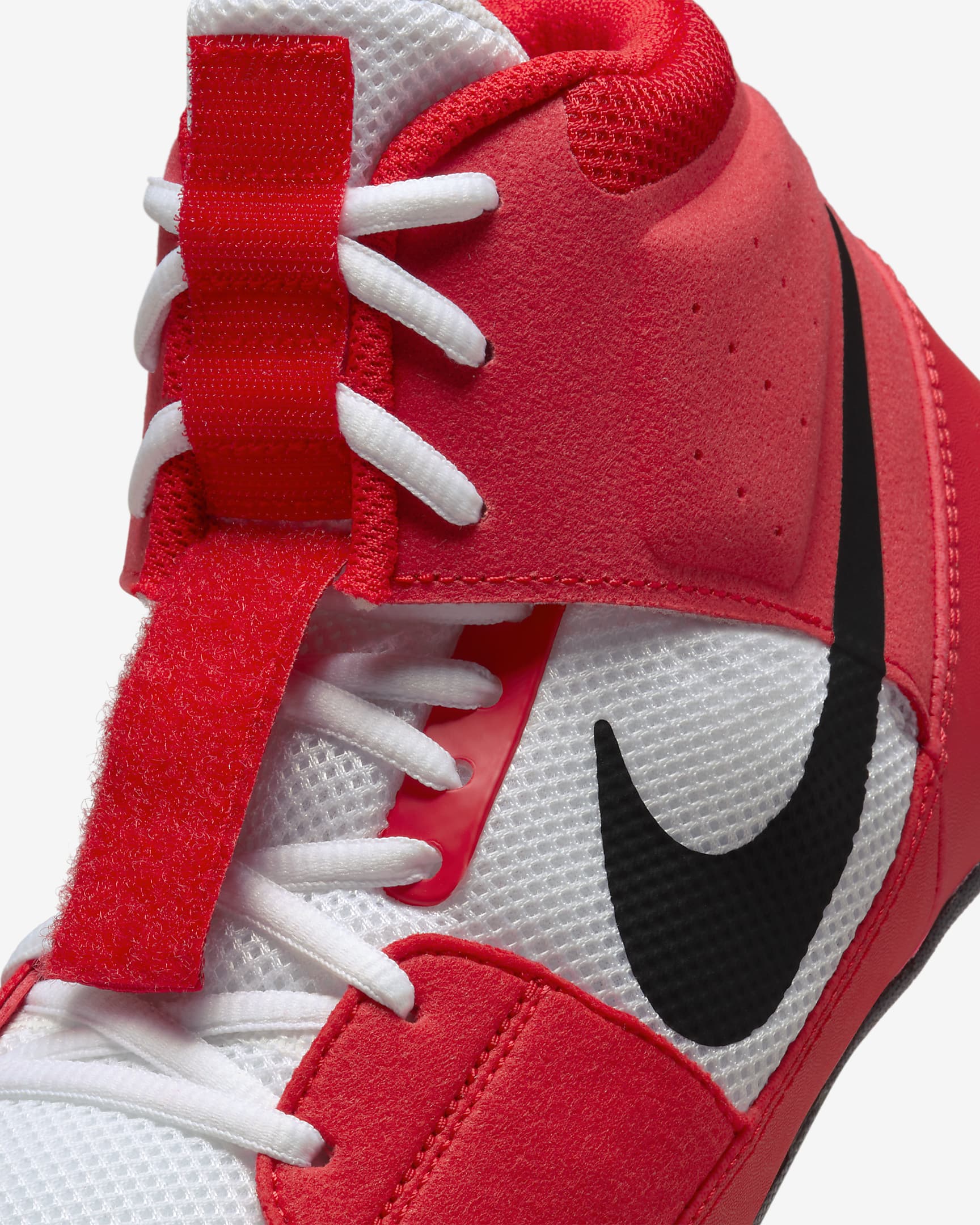 Nike Fury Wrestling Shoes - University Red/White/Black