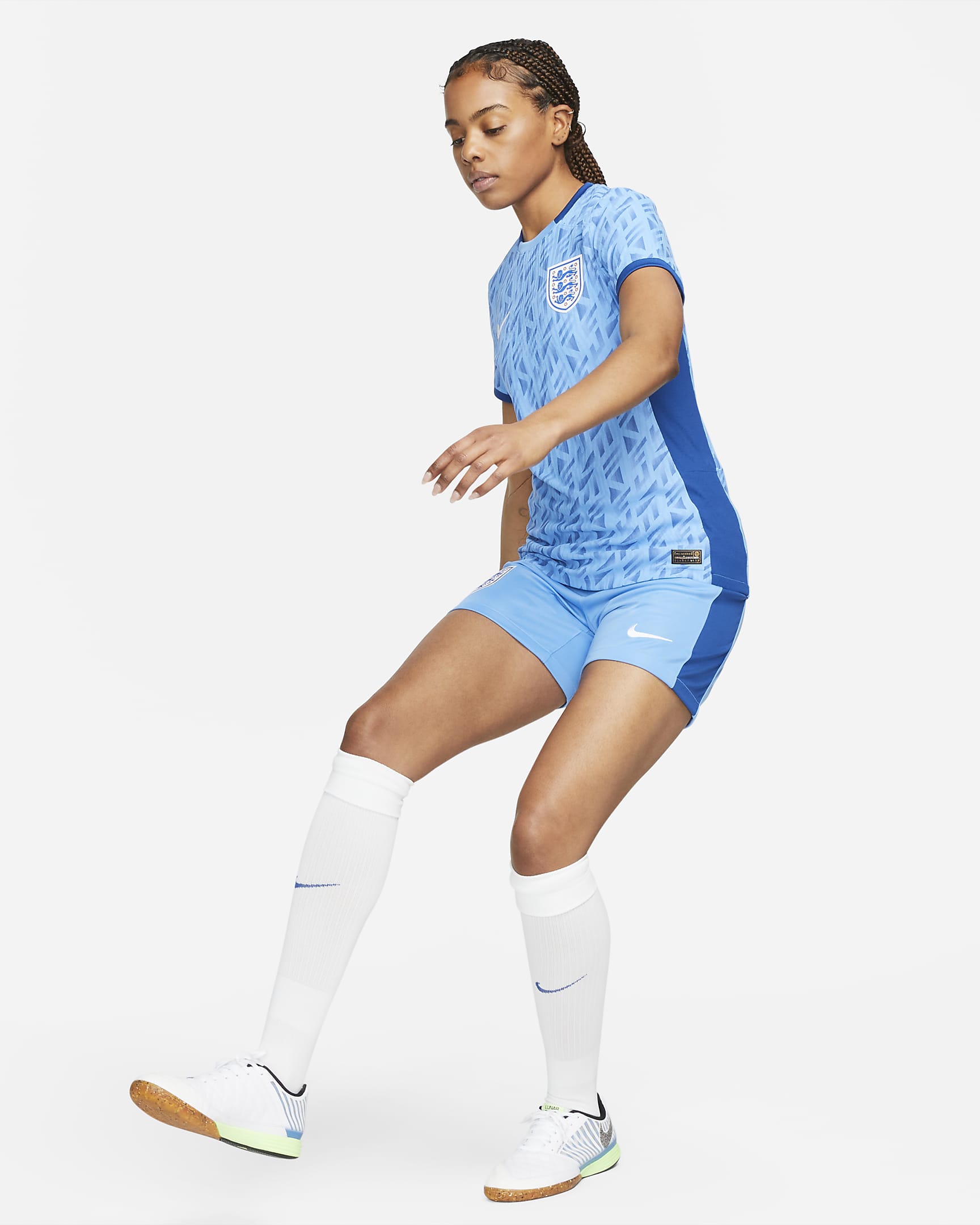 England 2023 Match Away Women's Nike DriFIT ADV Football Shirt. Nike CA