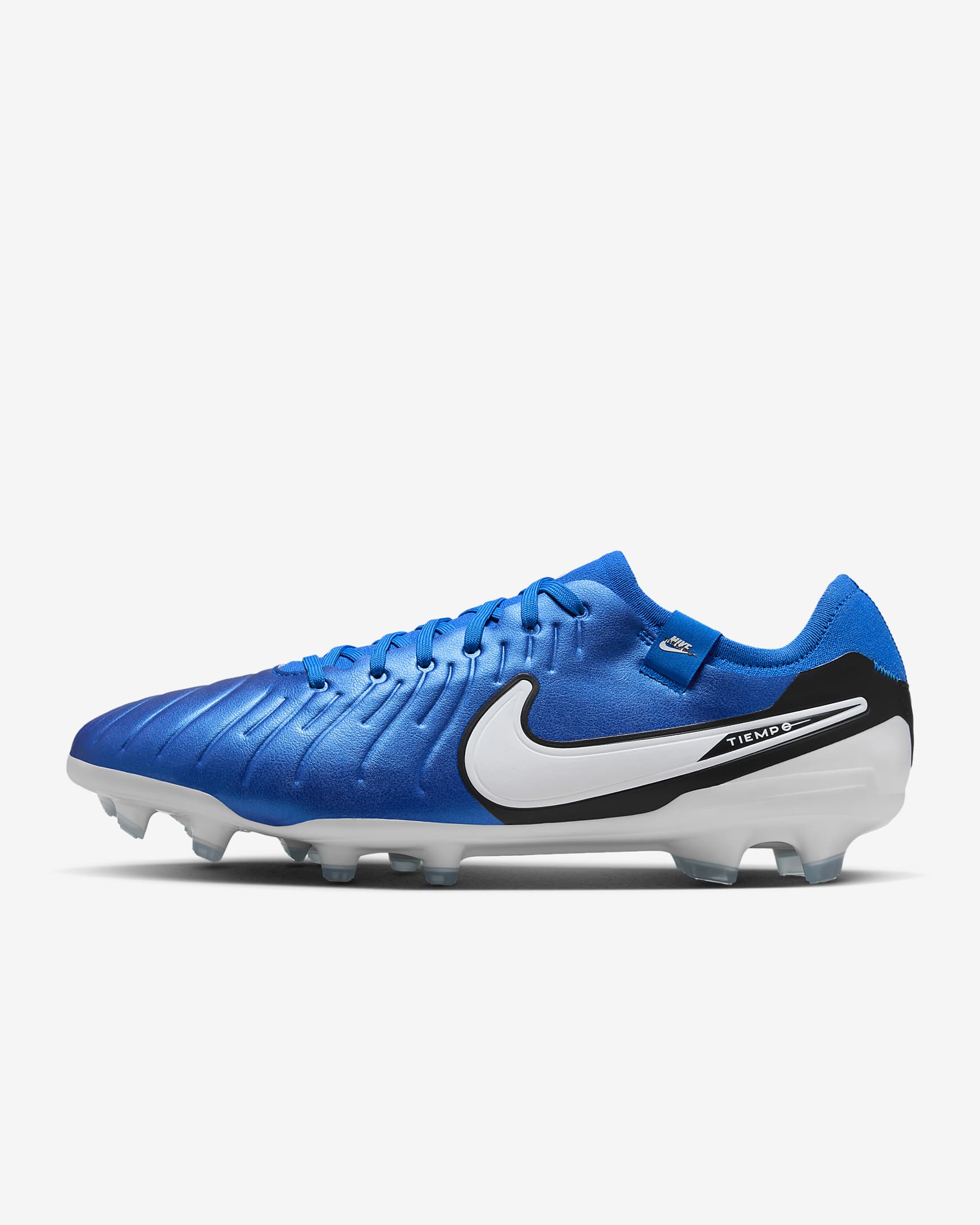 Chaussure de foot basse à crampons pour terrain sec Nike Tiempo Legend 10 Pro - Soar/Blanc