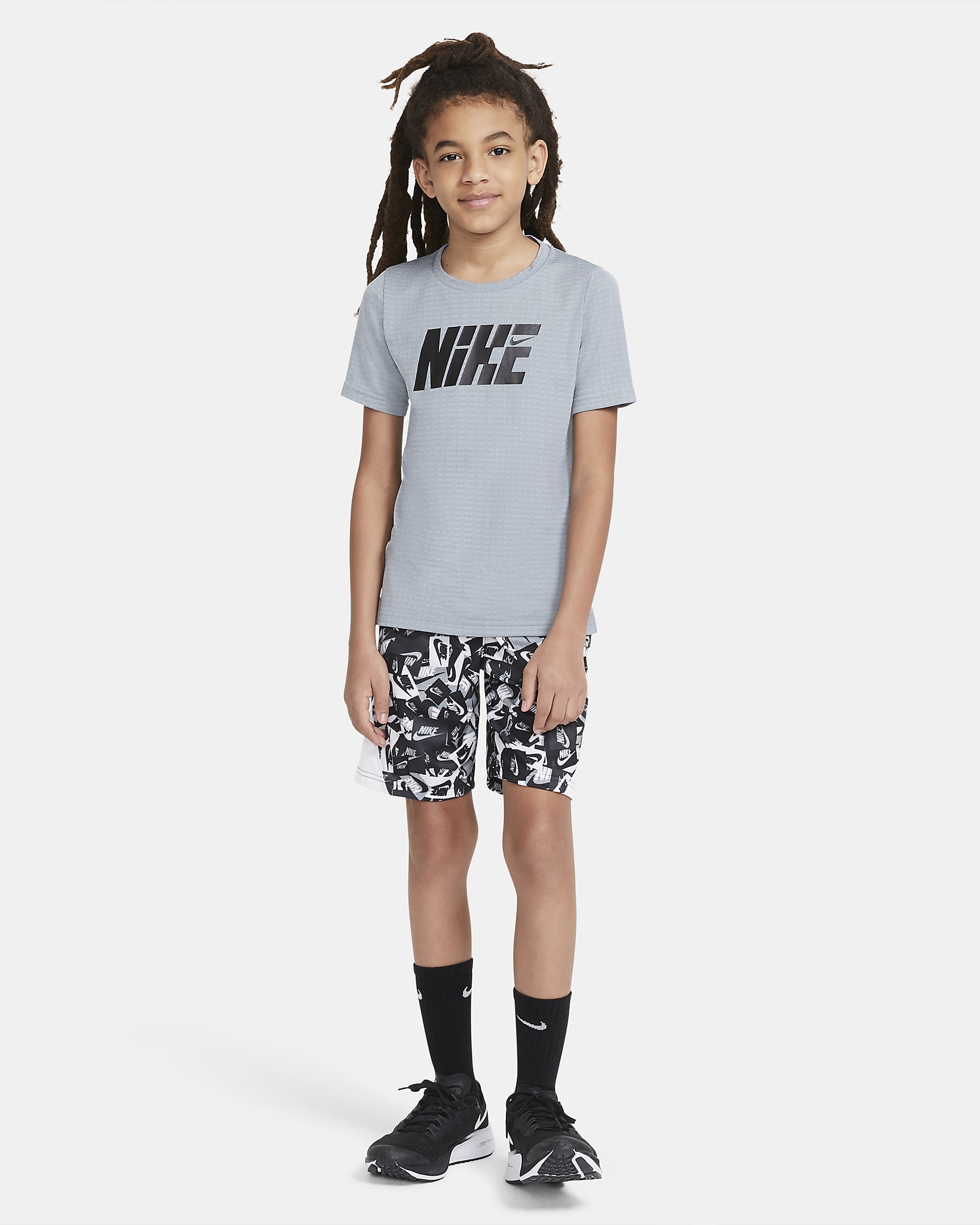 Nike Big Kids' (Boys') Printed Basketball Shorts. Nike.com