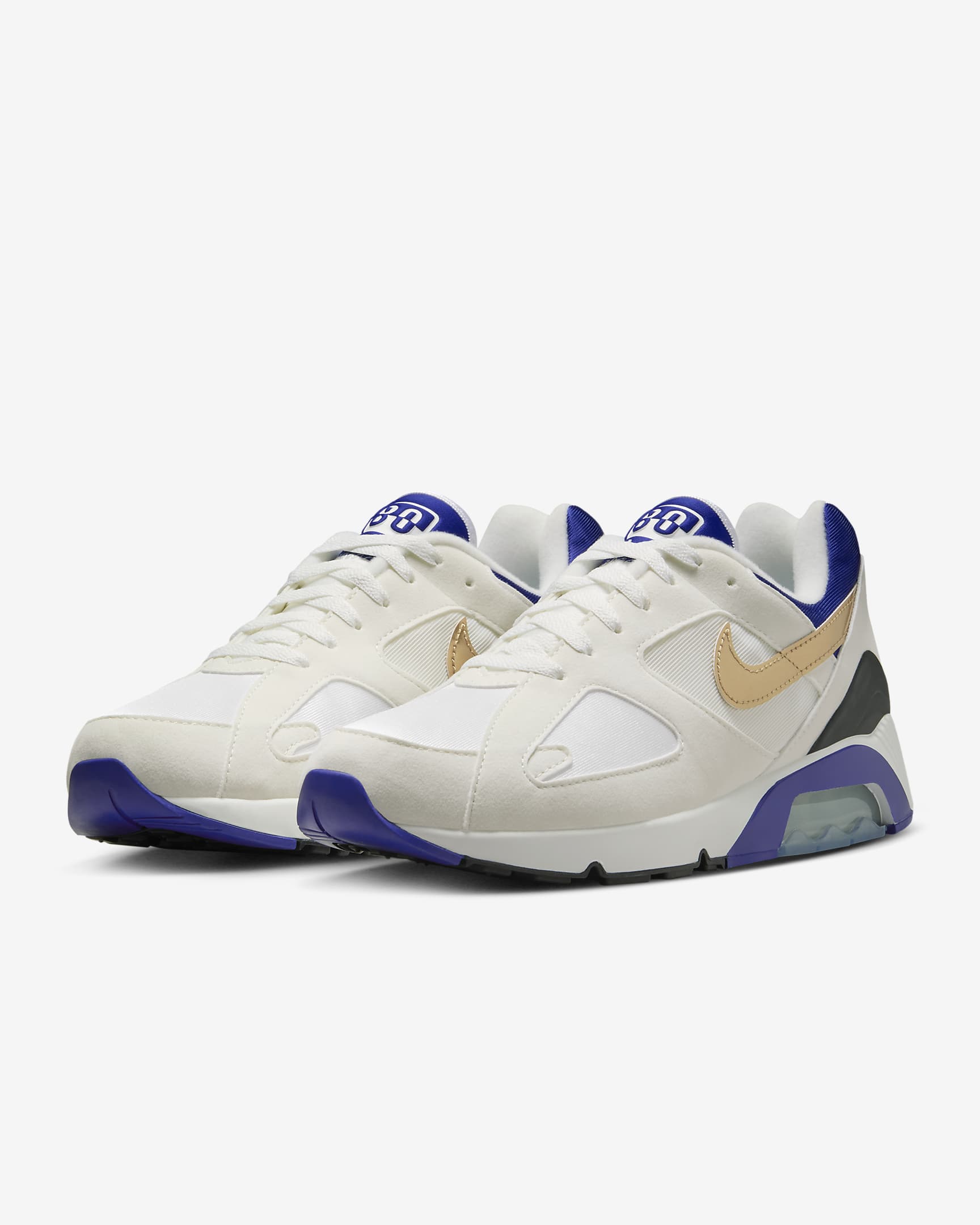 Nike Air 180 Men's Shoes - Summit White/Concord/Black/Metallic Gold