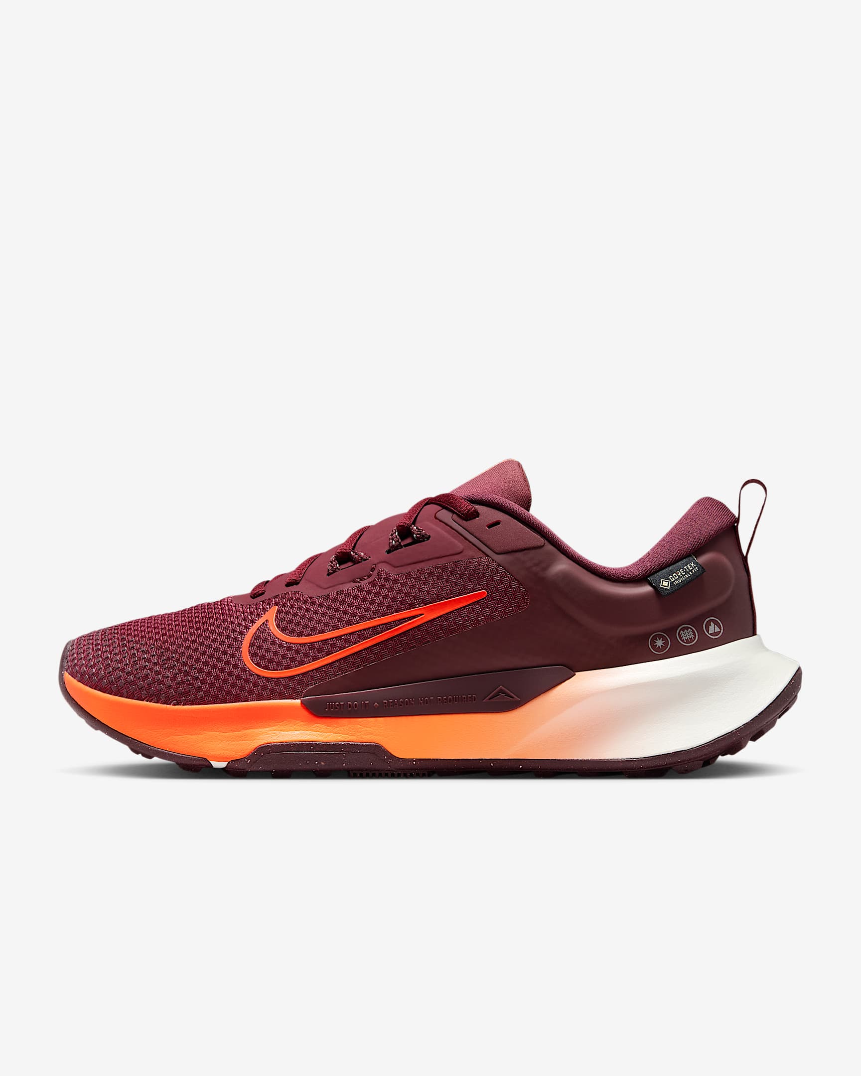 Chaussure de trail imperméable Nike Juniper Trail 2 GORE-TEX pour femme - Dark Team Red/Burgundy Crush/Sail/Hyper Crimson
