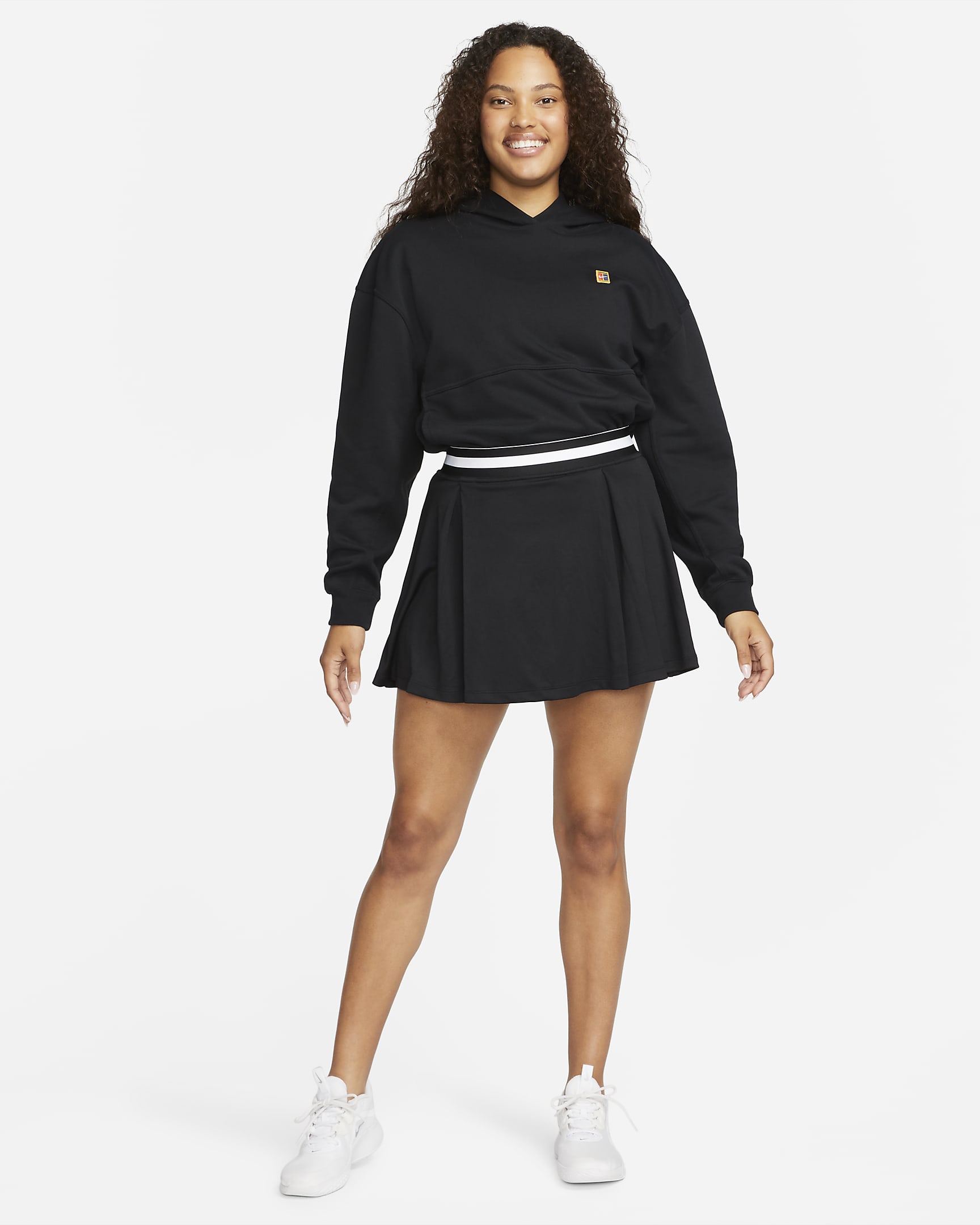 NikeCourt Dri-FIT Heritage Falda de tenis - Mujer - Negro