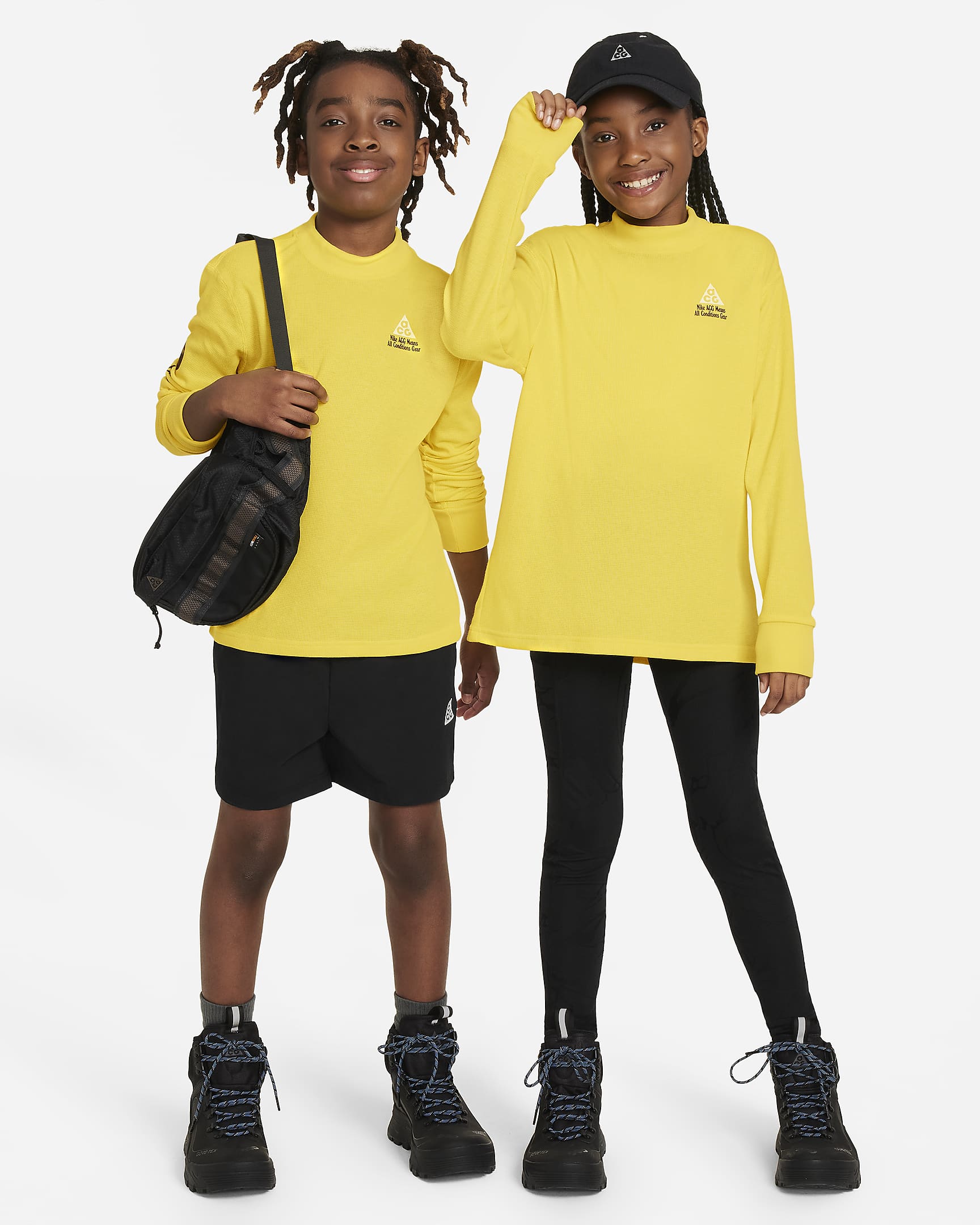Nike ACG Older Kids' Loose Waffle Long-Sleeve Top. Nike UK