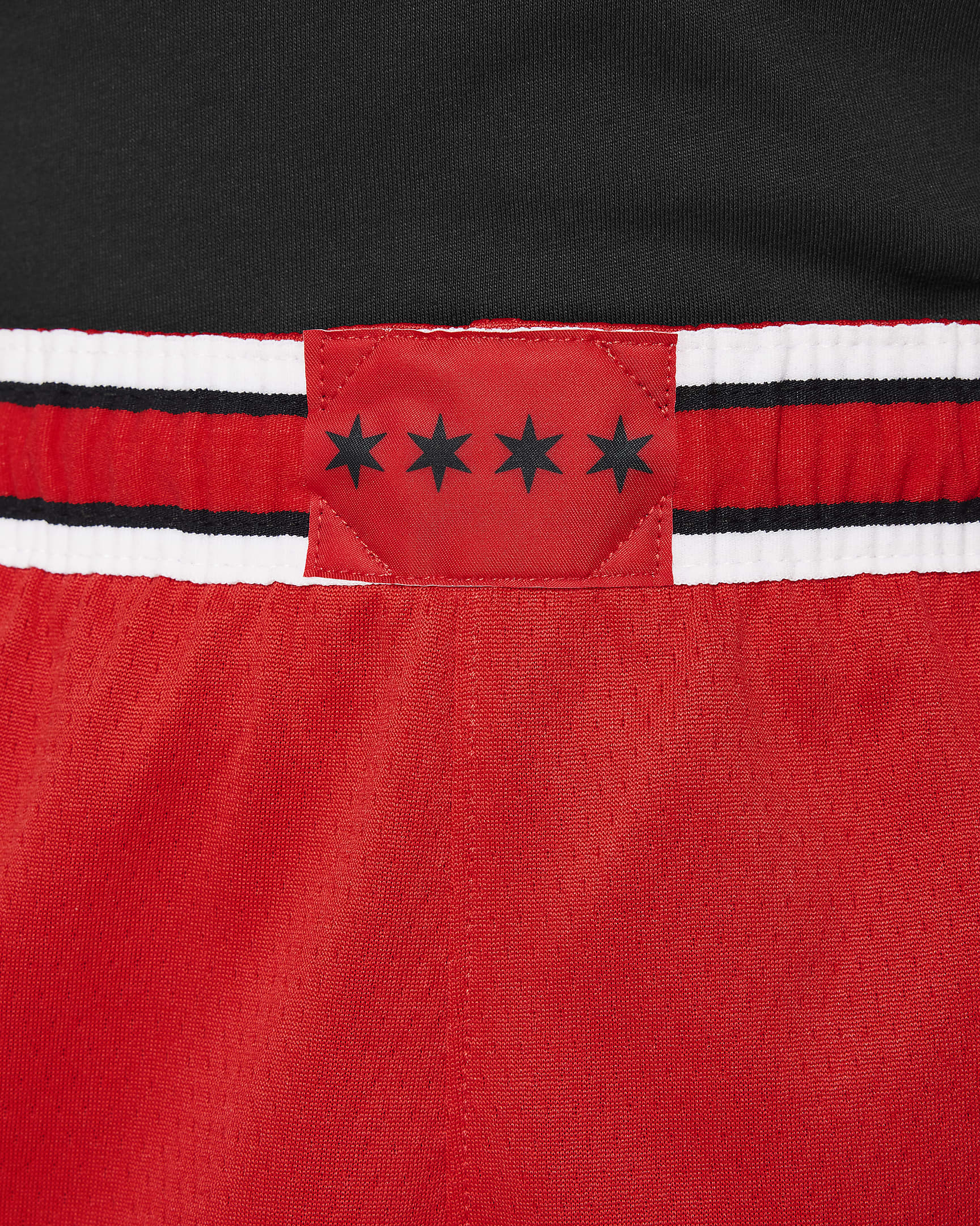 Chicago Bulls 2023/24 Icon Edition Nike NBA Swingman-shorts för ungdom (killar) - University Red