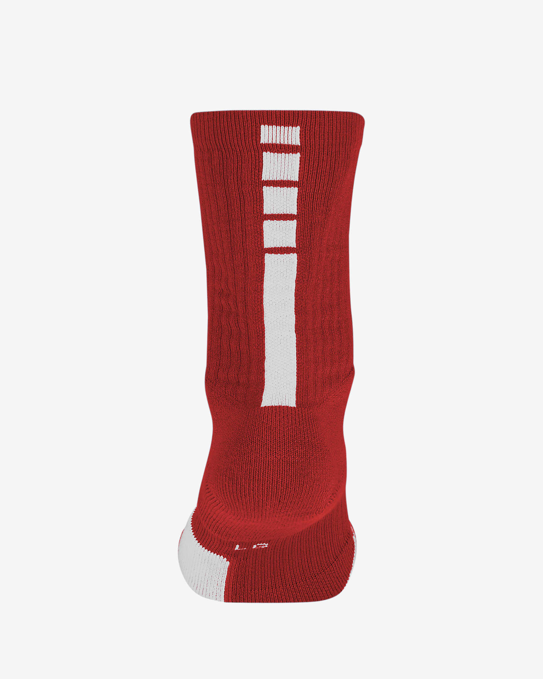 Nike Elite Crew Basketball Socks - University Red/White/White