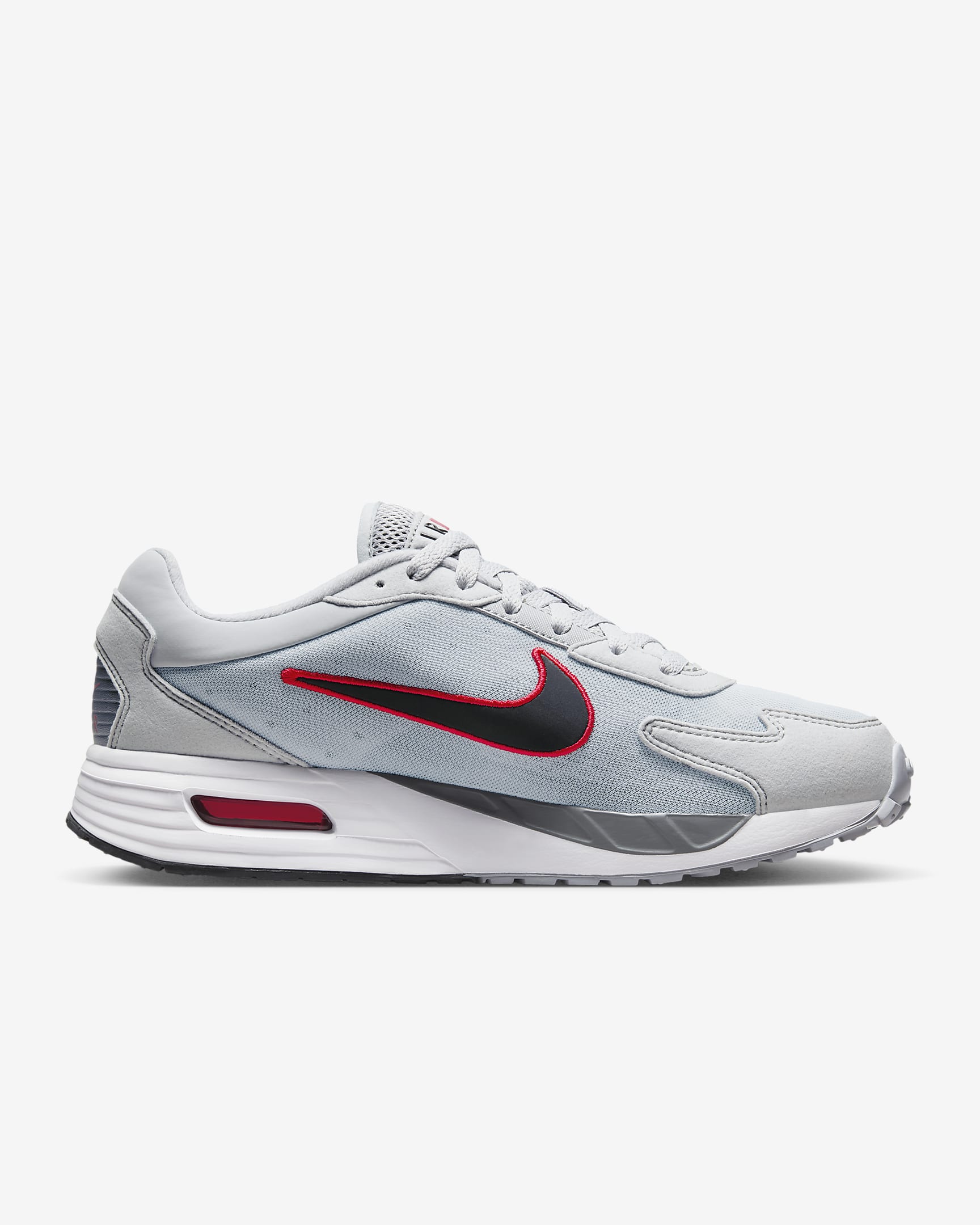 Calzado para hombre Nike Air Max Solo - Gris lobo/Gris azulado/Rojo universitario/Negro