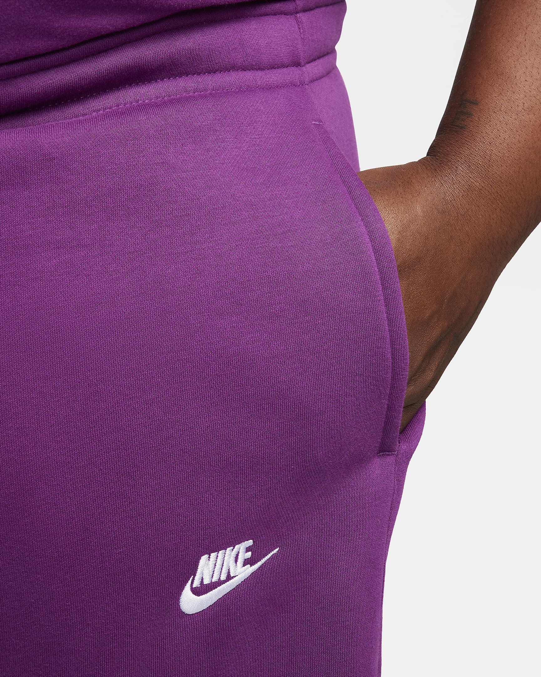 Joggers Nike Sportswear Club Fleece - Violeta viotech/Violeta viotech/Blanco