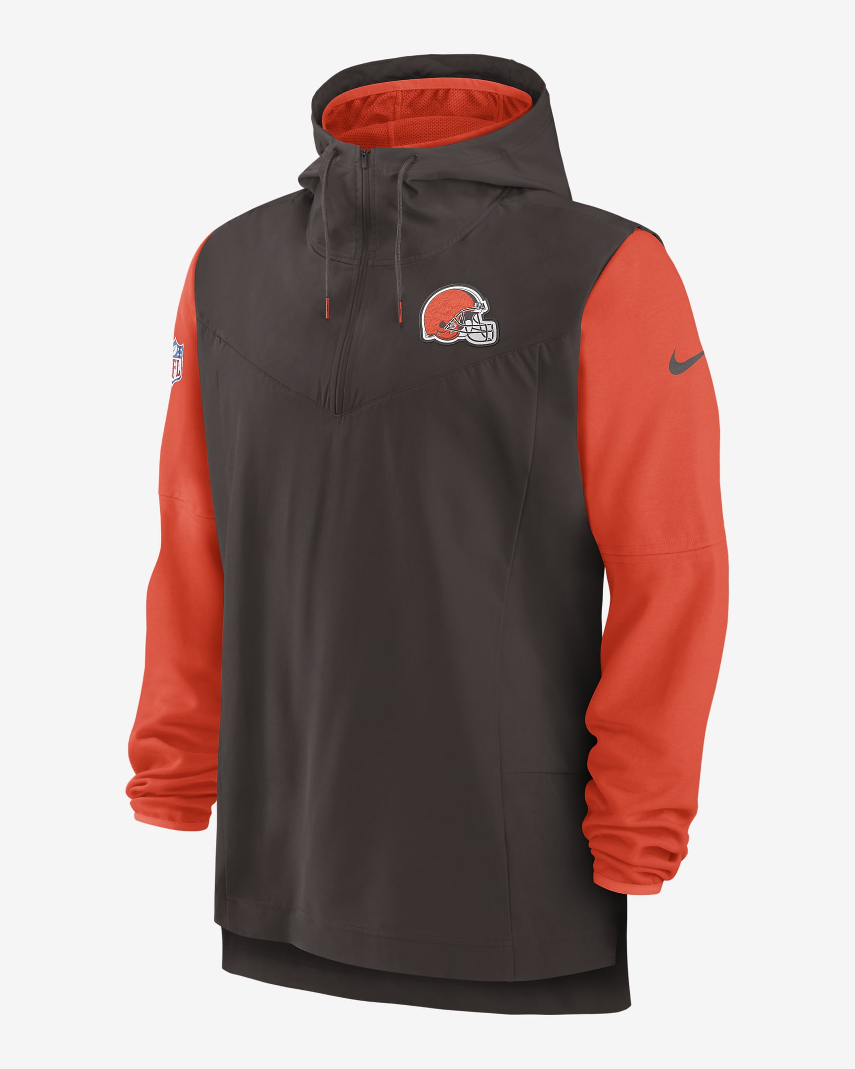 Nike Player Logo (NFL Cleveland Browns) Men's 1/2-Zip Hoodie. Nike.com