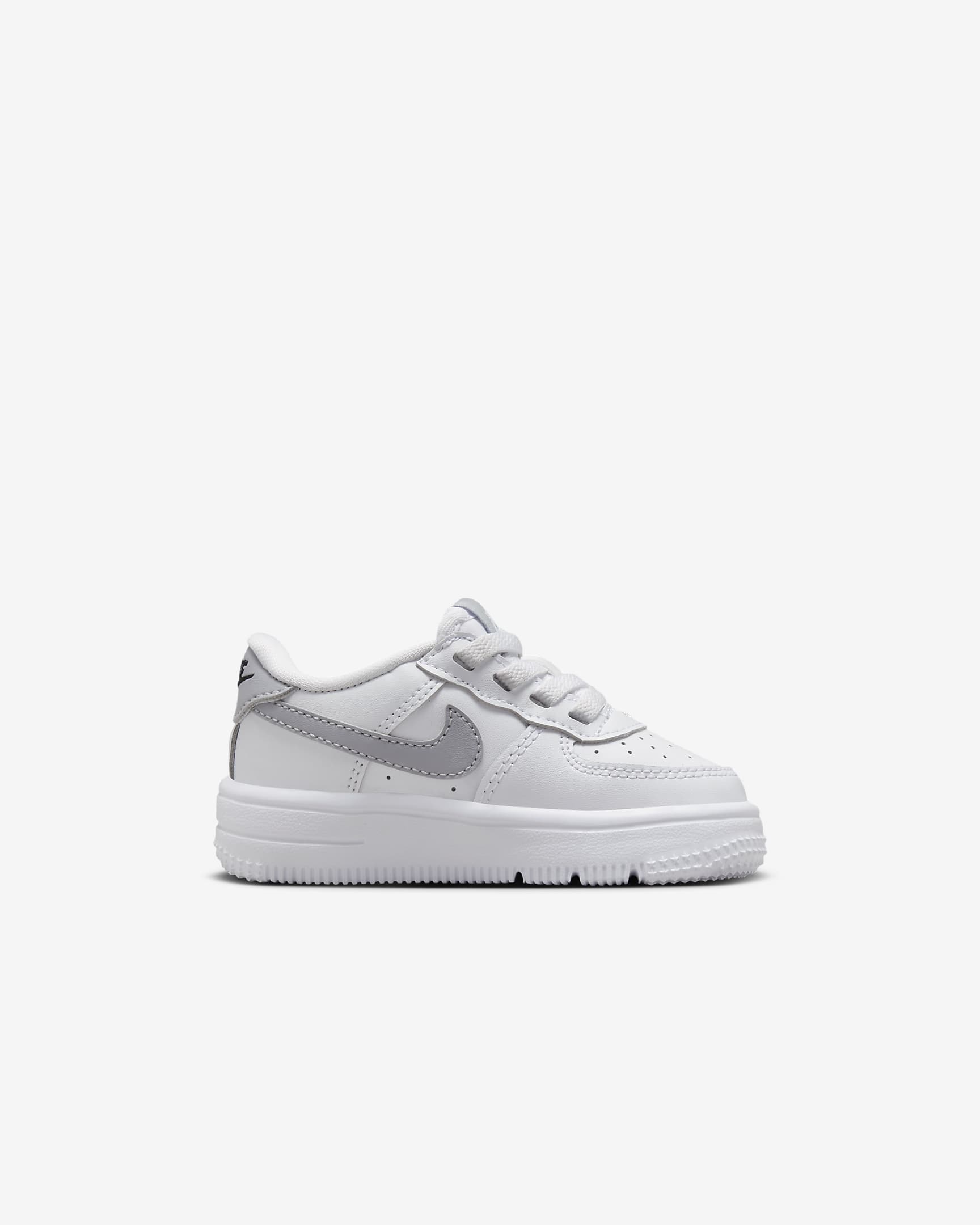 Sapatilhas Nike Force 1 Low EasyOn para bebé - Branco/Preto/Cinzento Wolf