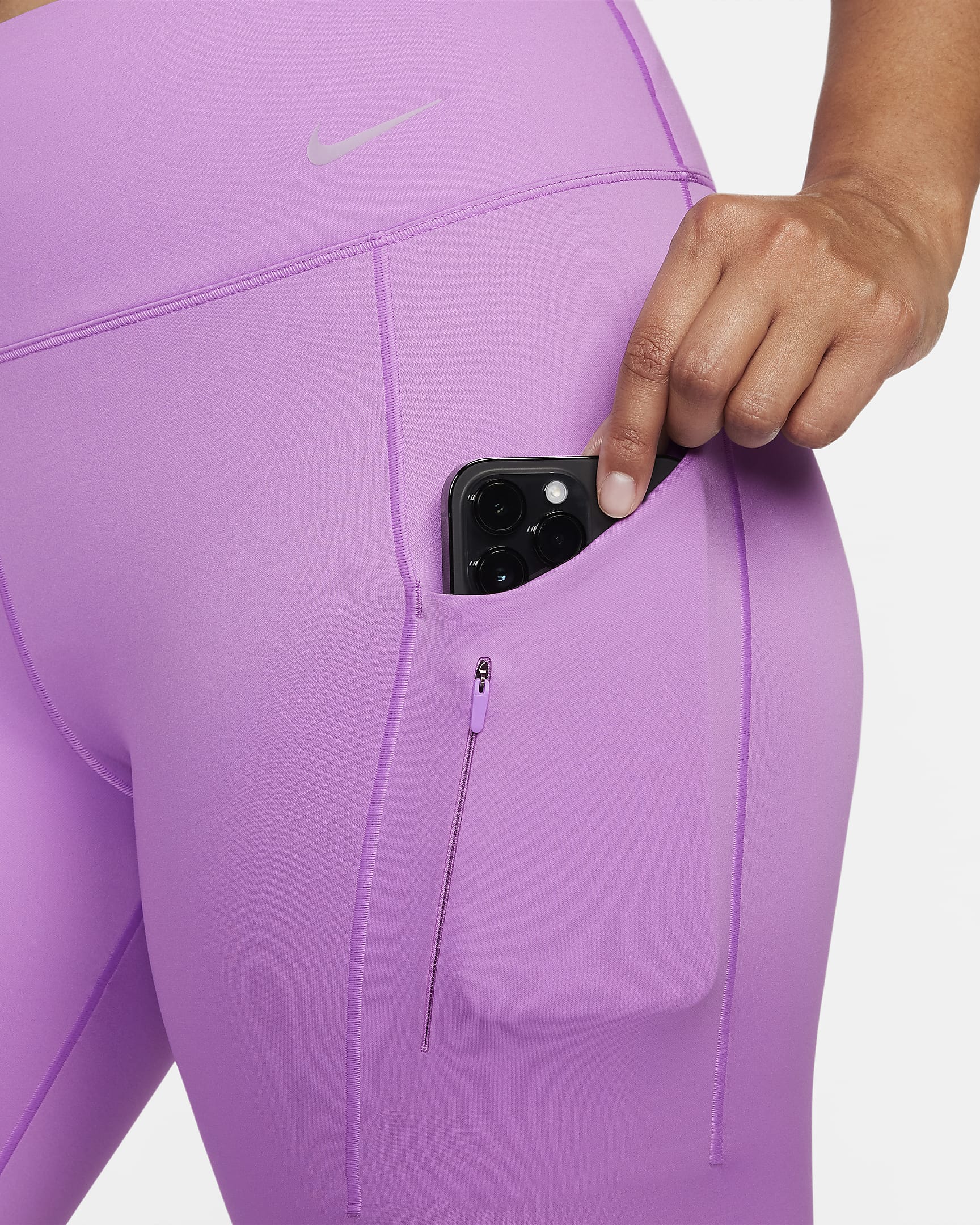 Nike Go Women's Firm-Support Mid-Rise 7/8 Leggings with Pockets. Nike UK