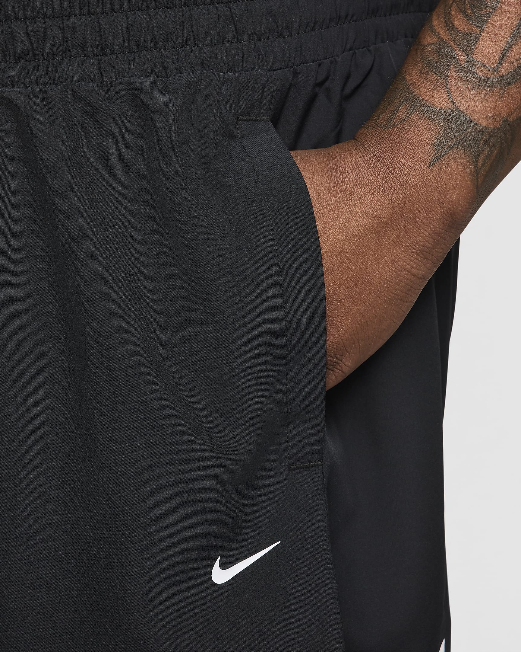 Nike Icon Men's Woven Basketball Pants - Black/Black/White/White