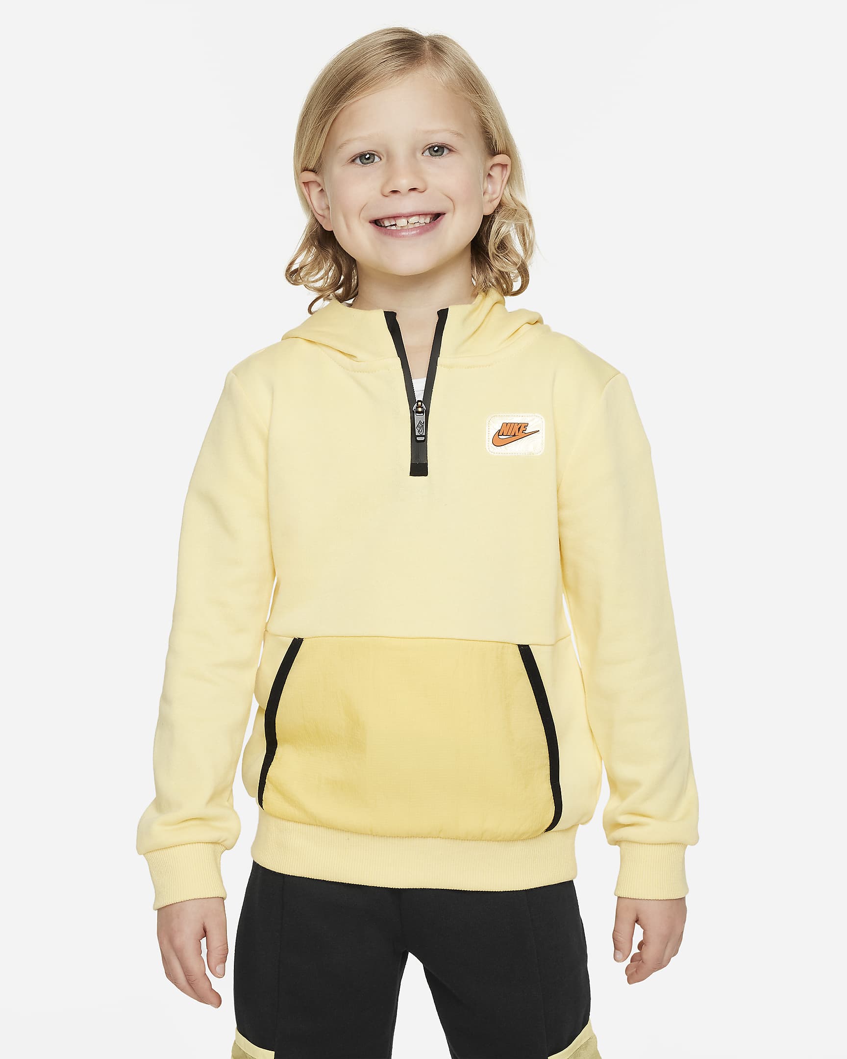 Nike Sportswear Paint Your Future Little Kids' French Terry Hoodie ...