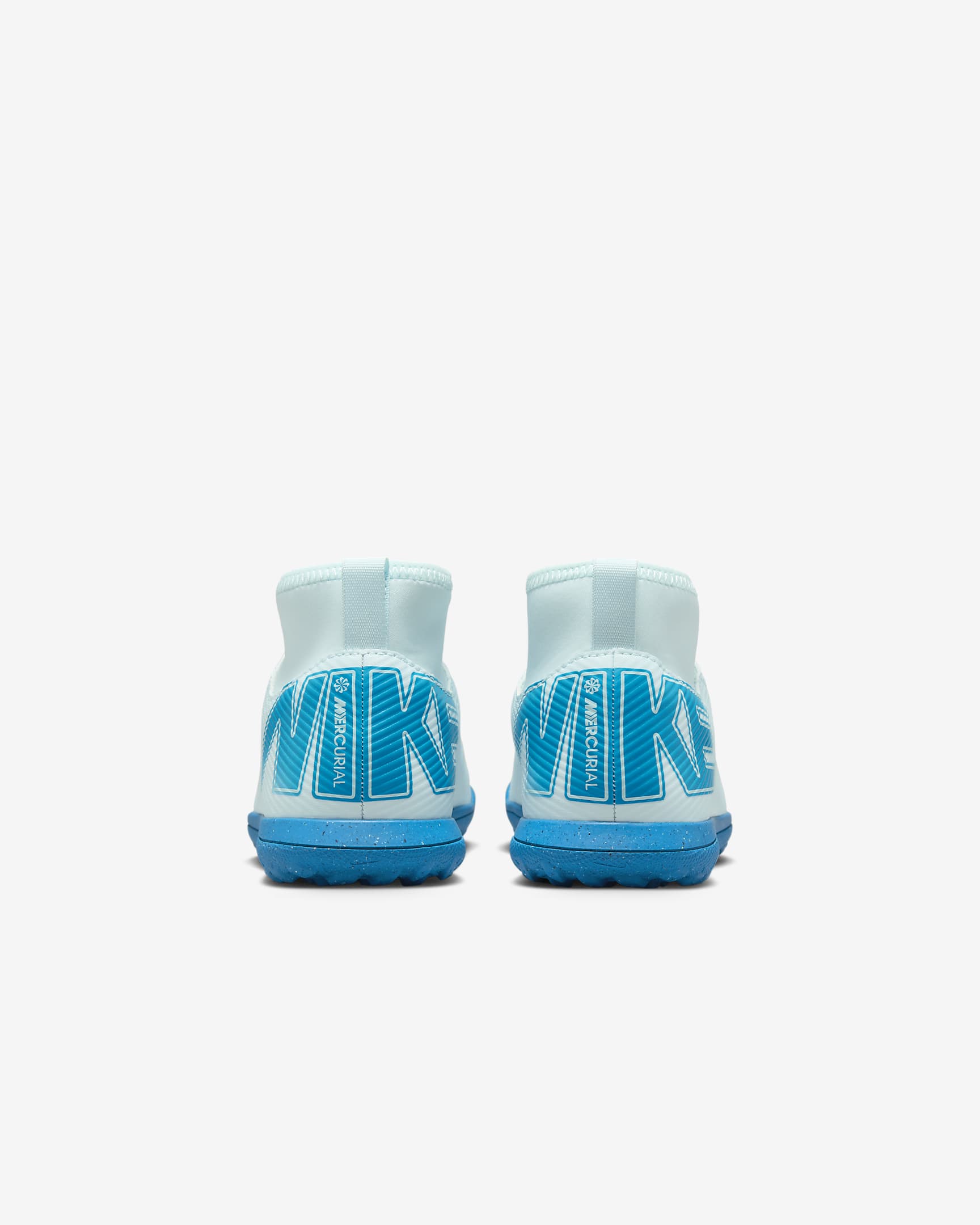 Buty piłkarskie typu high top dla małych/dużych dzieci TF Nike Jr. Mercurial Superfly 10 Club - Glacier Blue/Blue Orbit