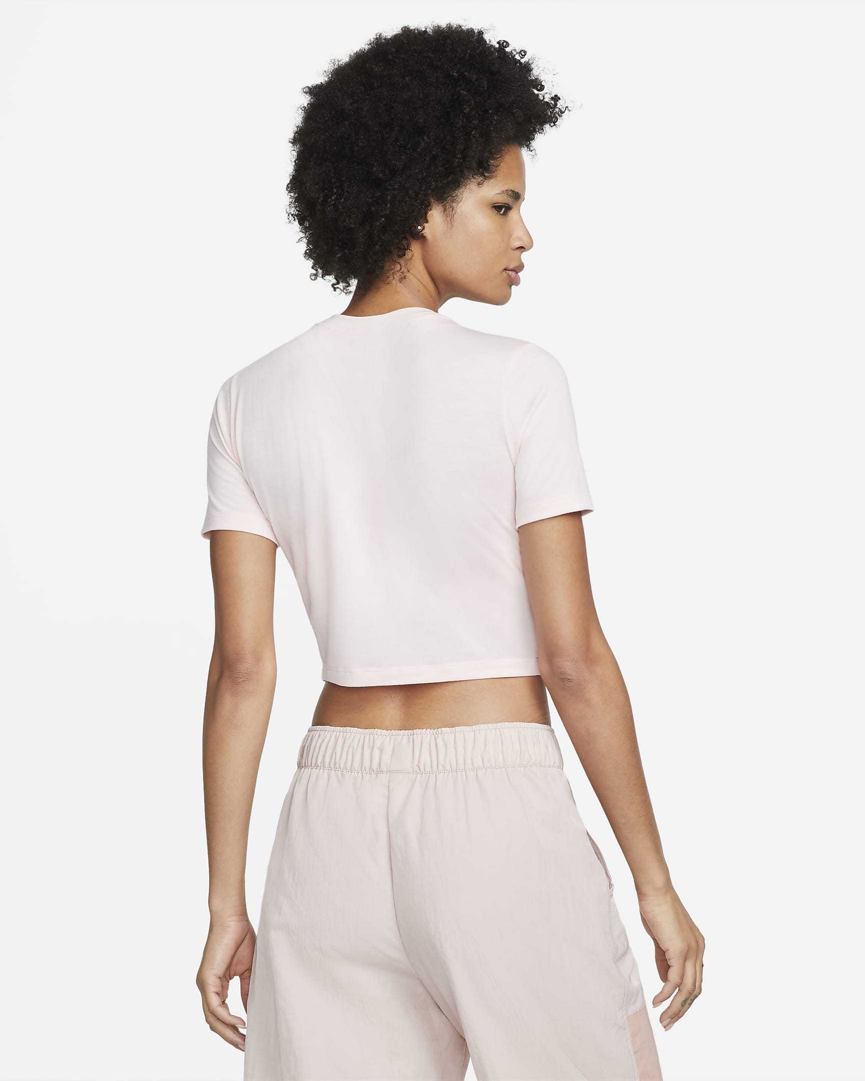 cropped nike t shirt