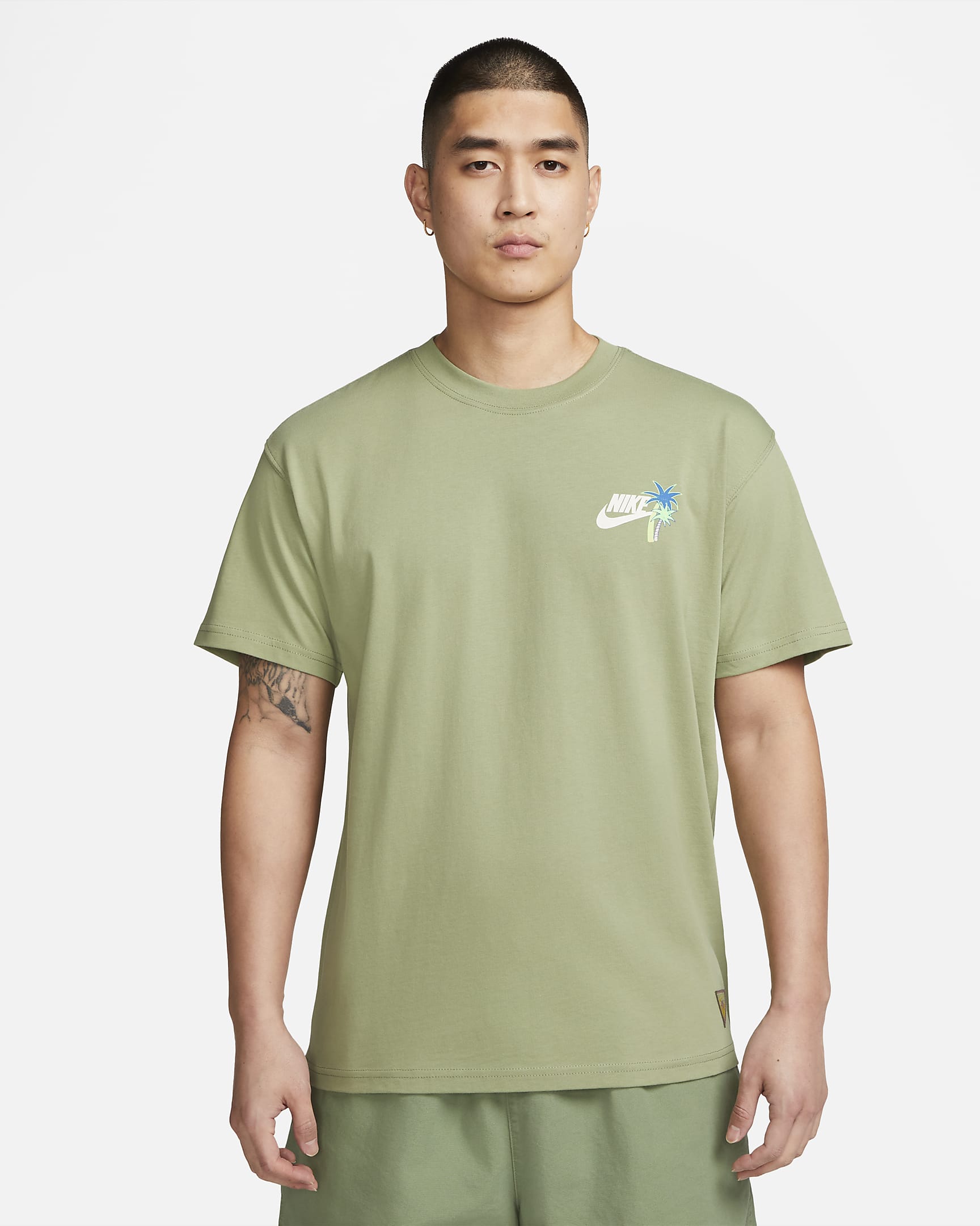 Nike Sportswear Men's T-Shirt - Oil Green