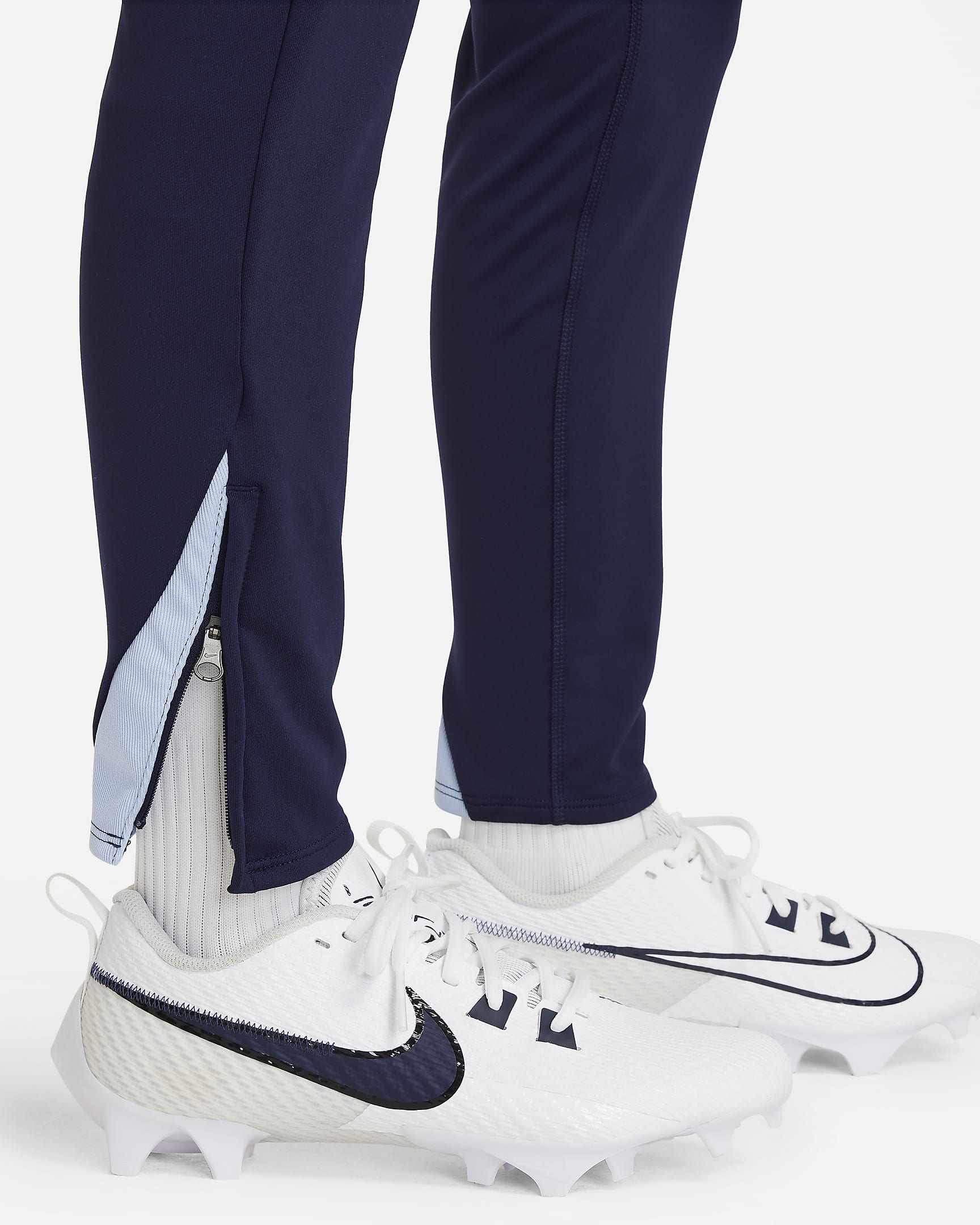 FFF Strike Older Kids' Nike Dri-FIT Football Knit Pants - Blackened Blue/Cobalt Bliss/Cobalt Bliss