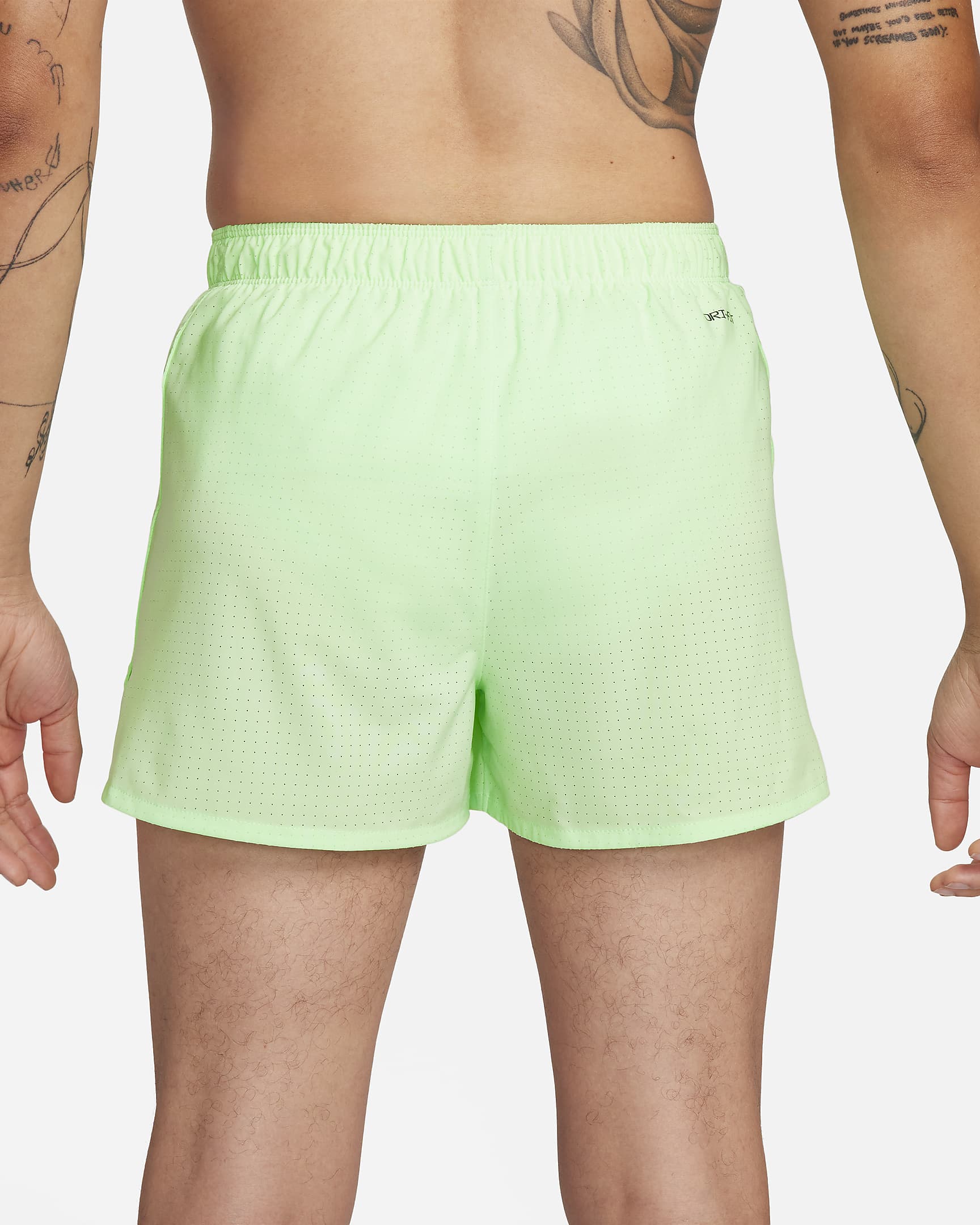 Nike Fast Men's Dri-FIT 8cm (approx.) Brief-Lined Running Shorts - Vapour Green/Black