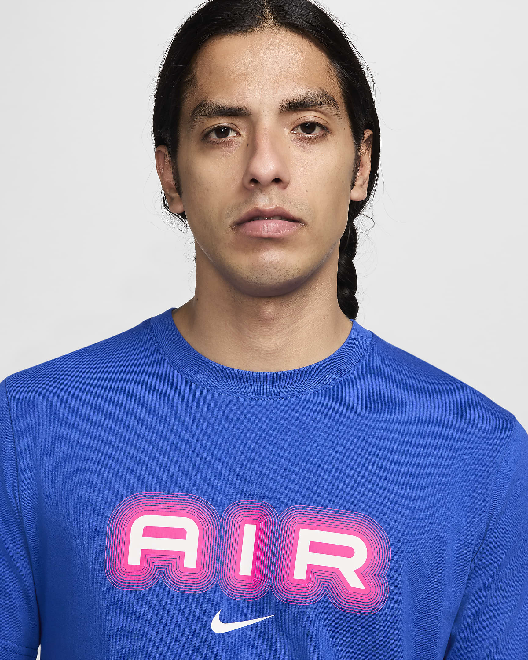 Nike Air Men's Graphic T-Shirt - Game Royal/Hyper Pink