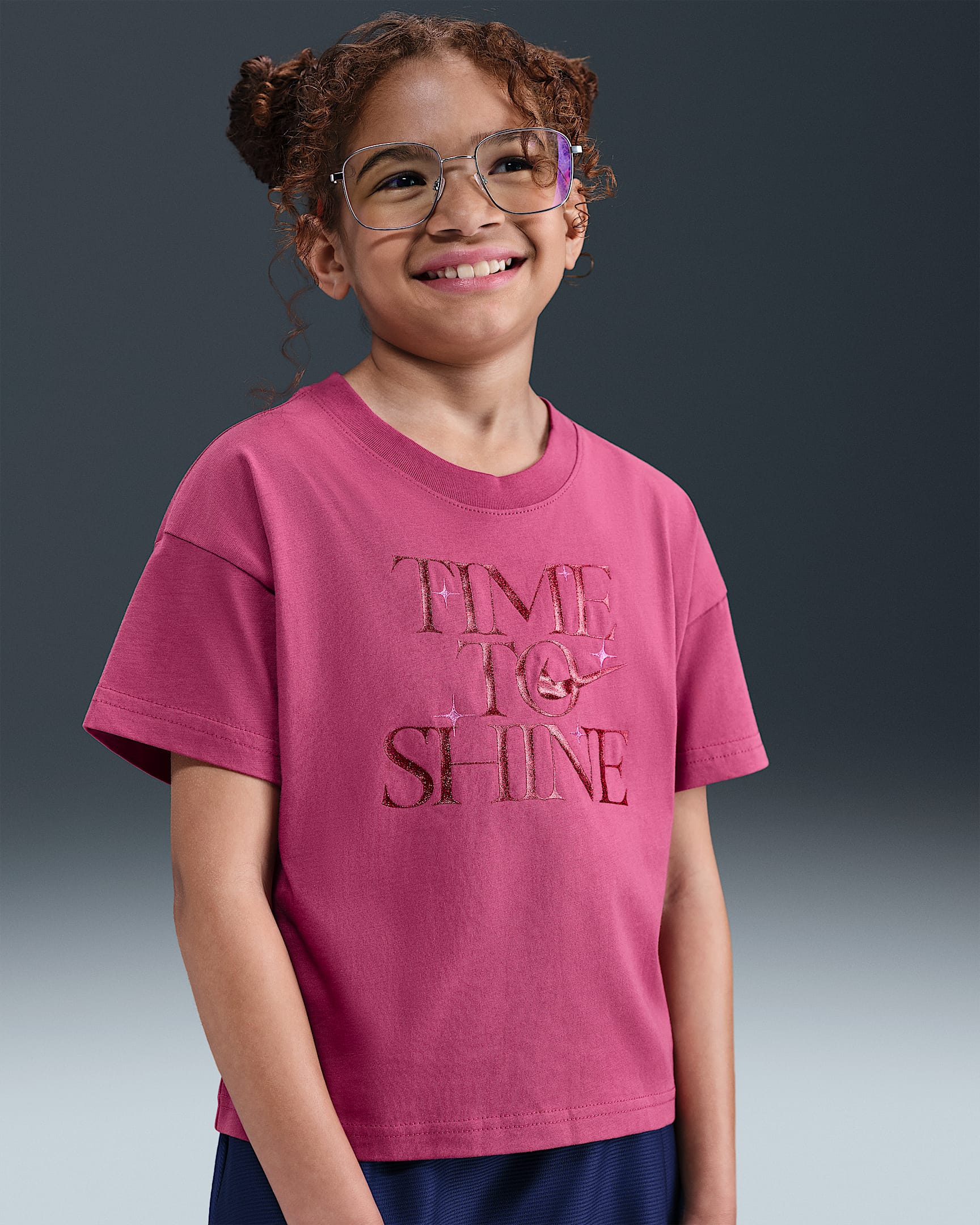 Nike Sportswear Older Kids' (Girls') T-Shirt - Sweet Beet