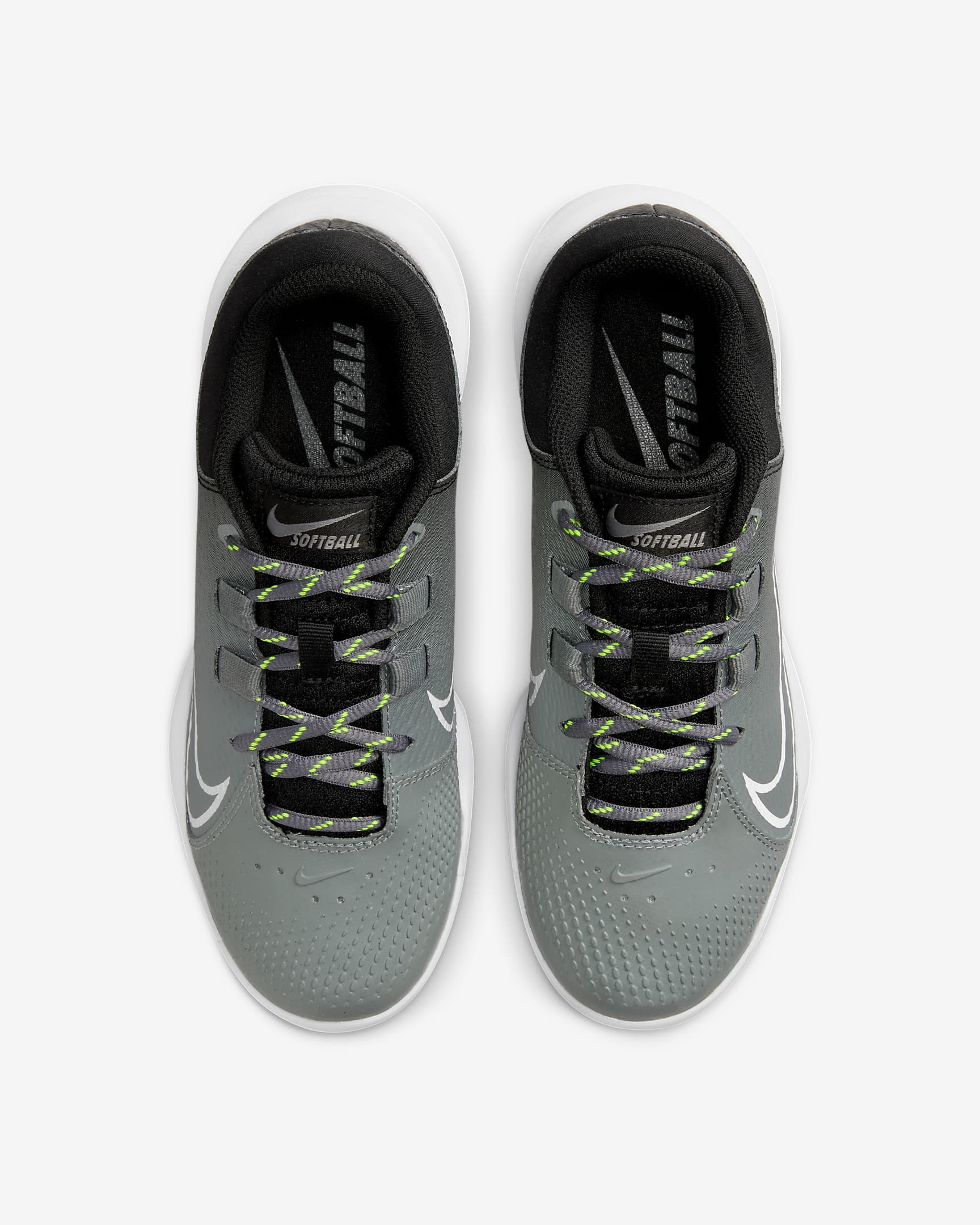 Nike Hyperdiamond 4 Pro MCS Women's Softball Cleats - Black/Cool Grey/Volt/White