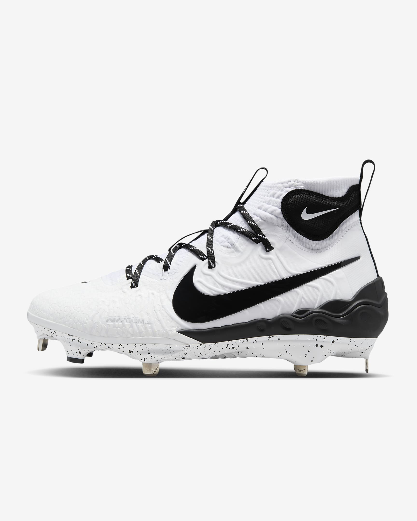 Tacos de béisbol para hombre Nike Alpha Huarache NXT - Blanco/Platino puro/Negro