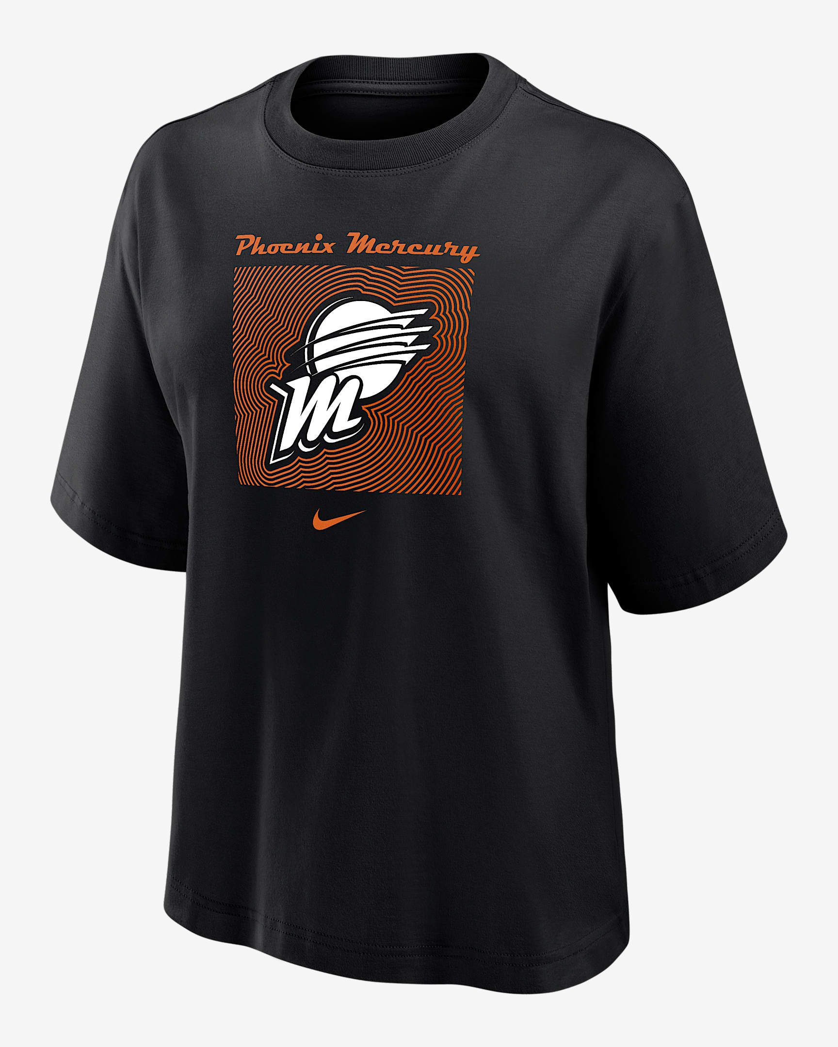 Phoenix Mercury Women's Nike WNBA Boxy T-Shirt - Black