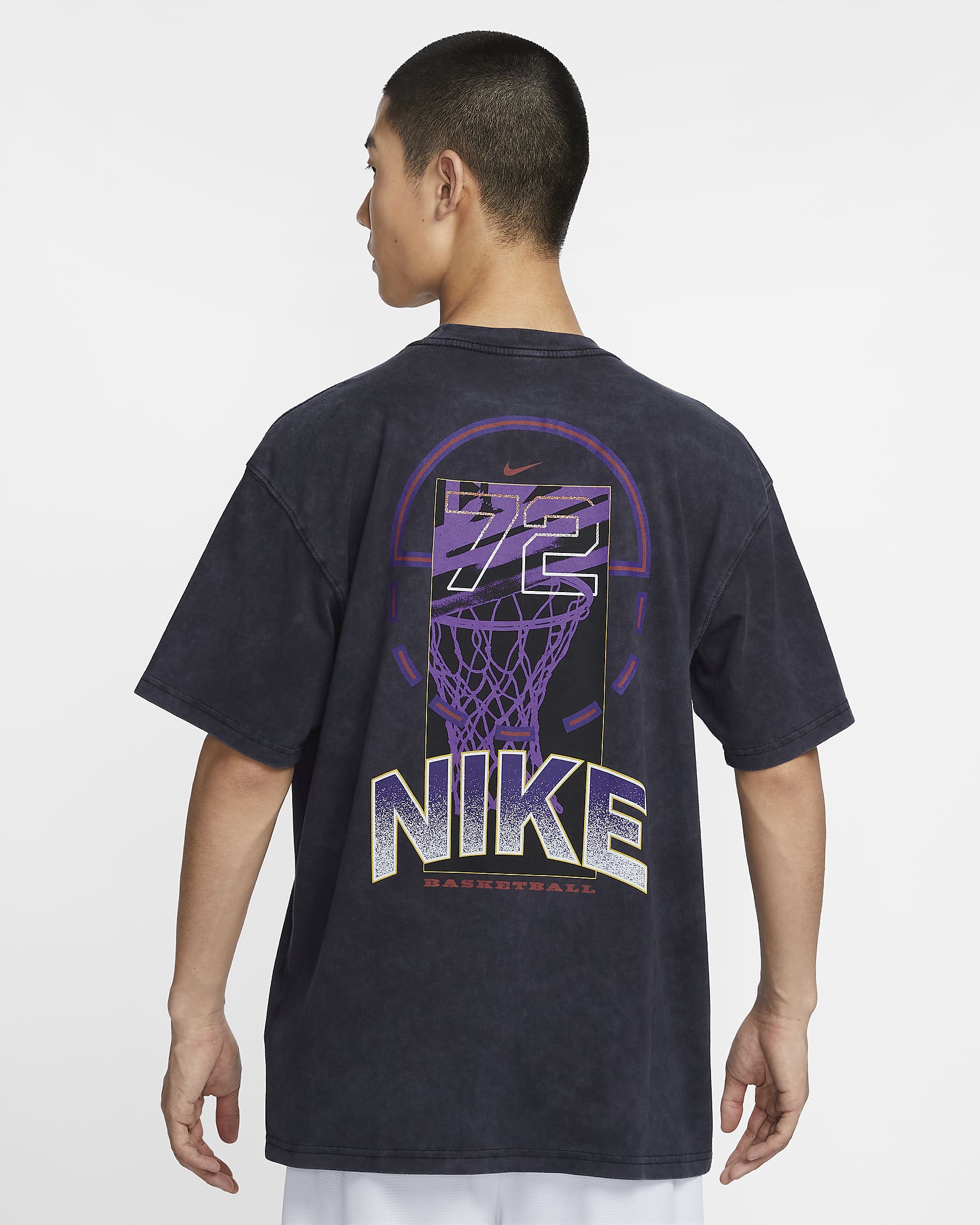 Nike Men's Max90 Basketball T-Shirt - Black