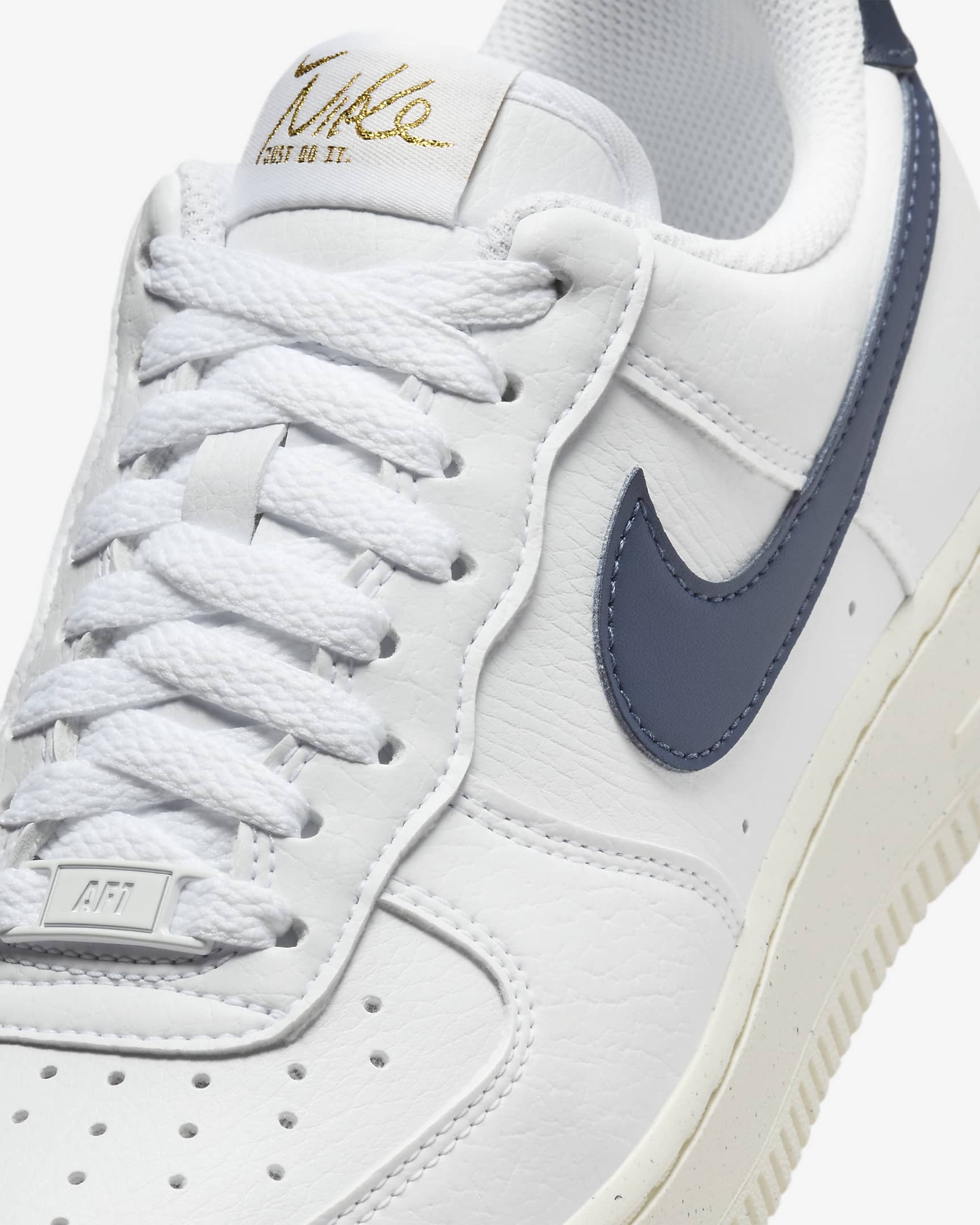 Nike Air Force 1 '07 Next Nature Women's Shoes - White/Pale Ivory/Metallic Gold/Obsidian