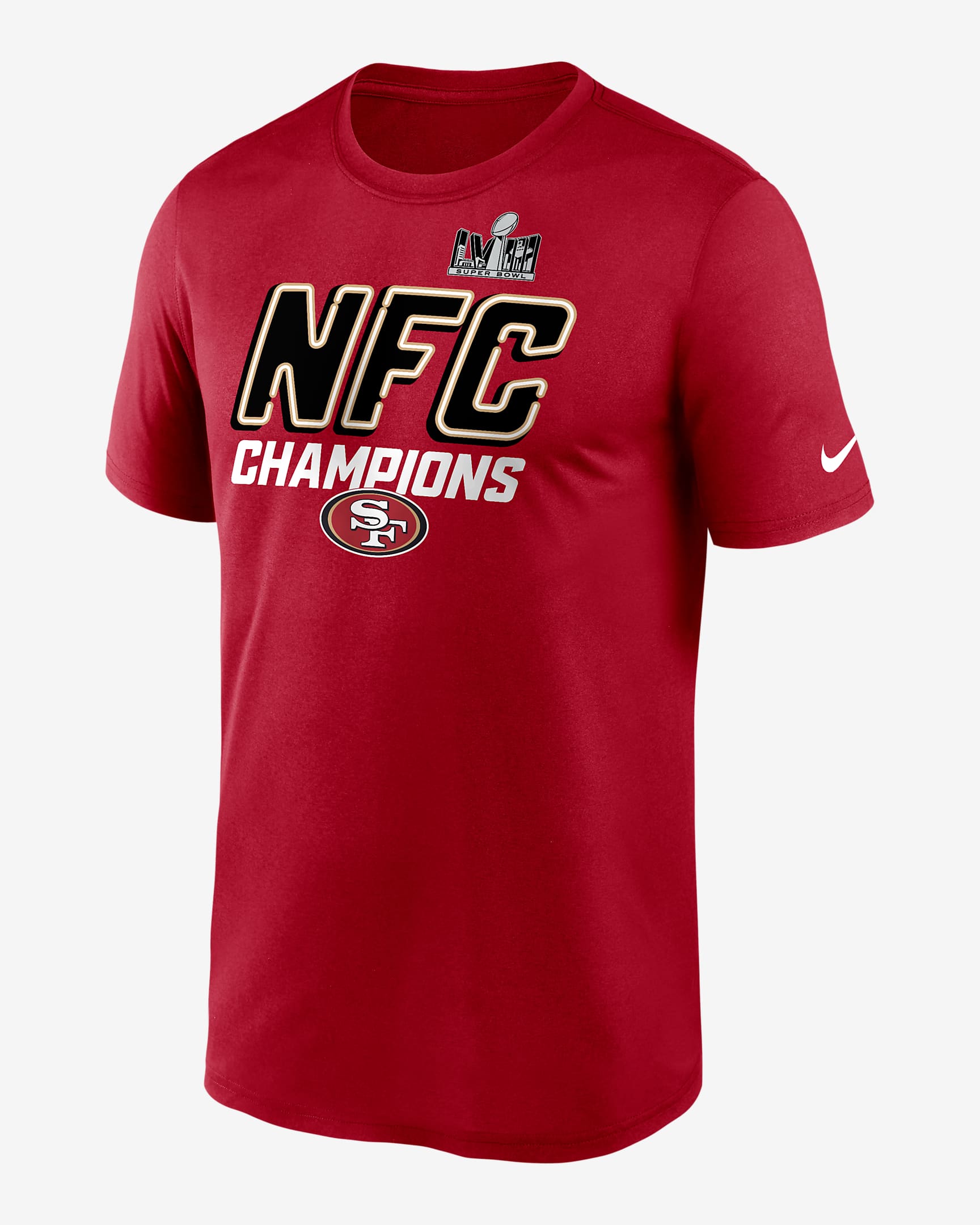 Playera Nike Dri-FIT de la NFL para hombre San Francisco 49ers 2023 NFC ...