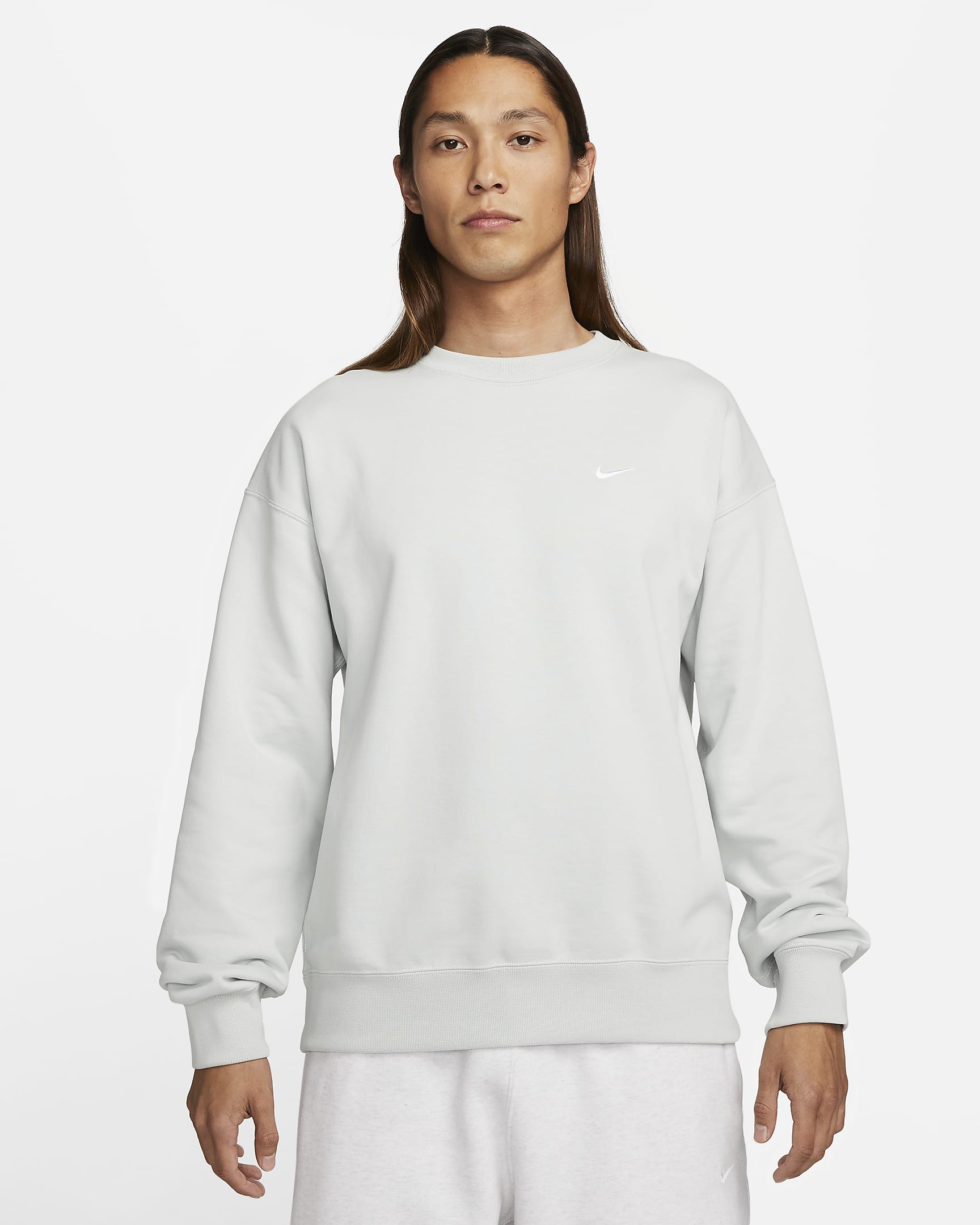 Nike Solo Swoosh Men's French Terry Crew. Nike.com