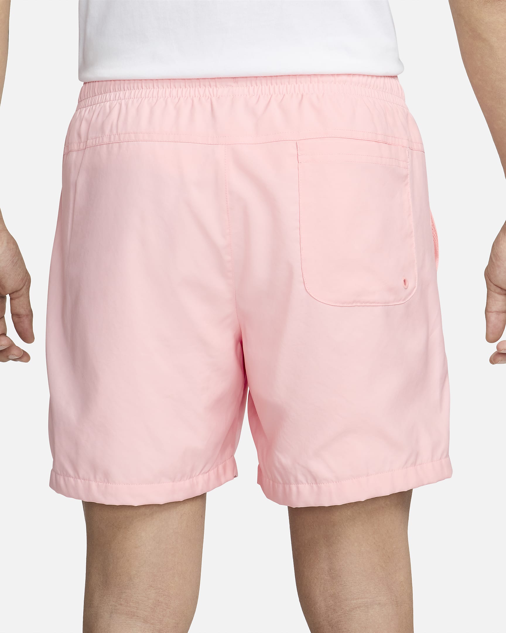 Nike Sportswear Men's Woven Flow Shorts - Pink Bloom/White