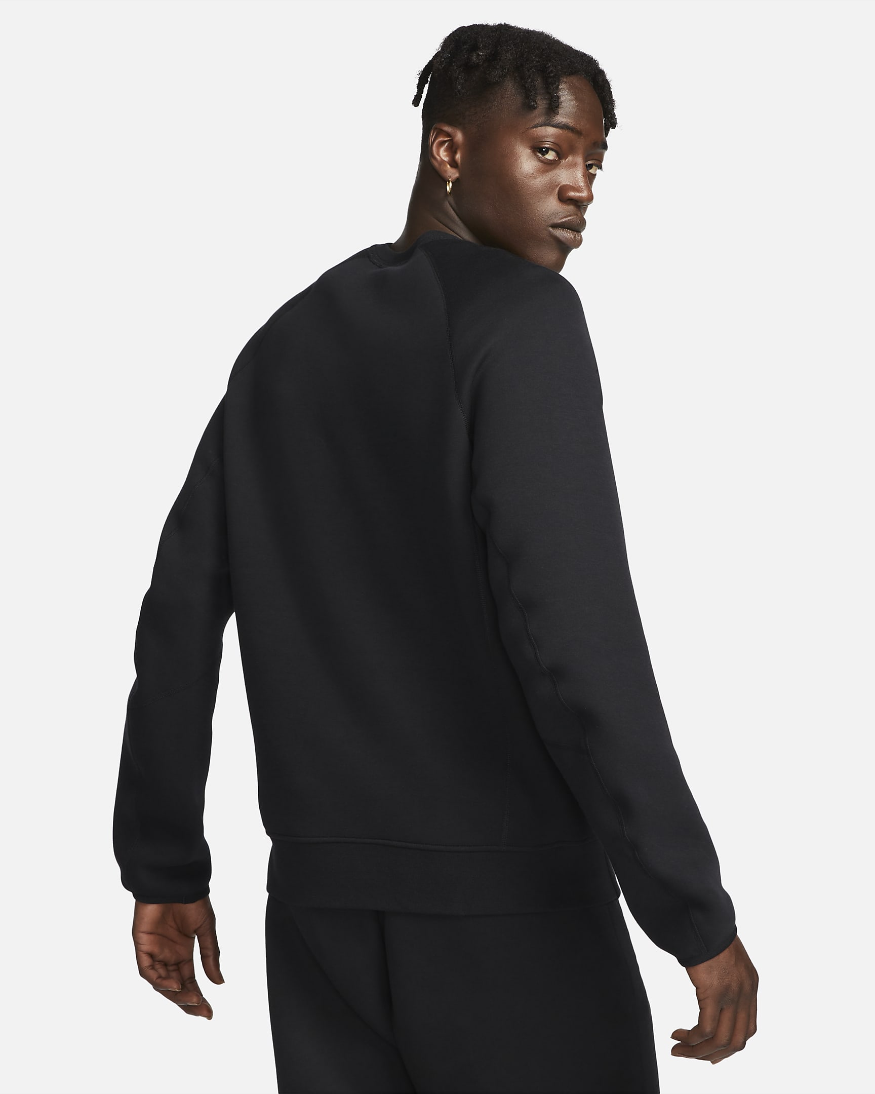 Nike Sportswear Tech Fleece Men's Crew - Black/Black