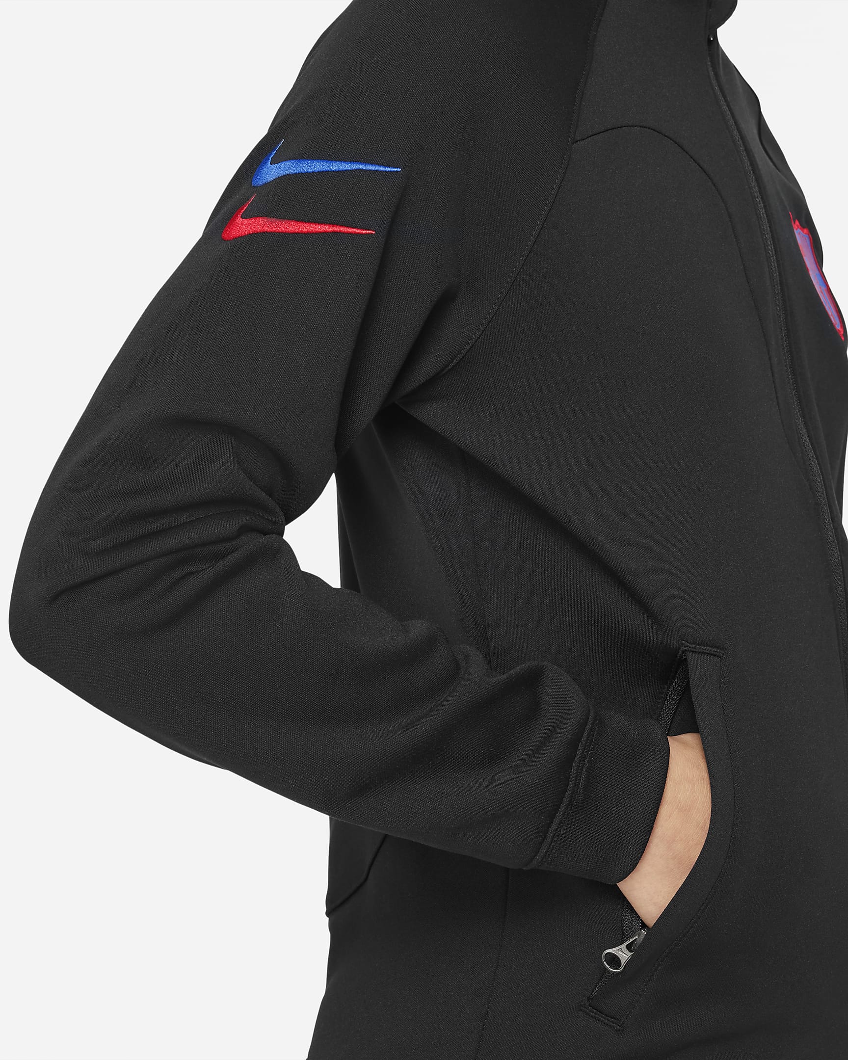 F.C. Barcelona Academy Pro Older Kids' Knit Football Jacket. Nike CA