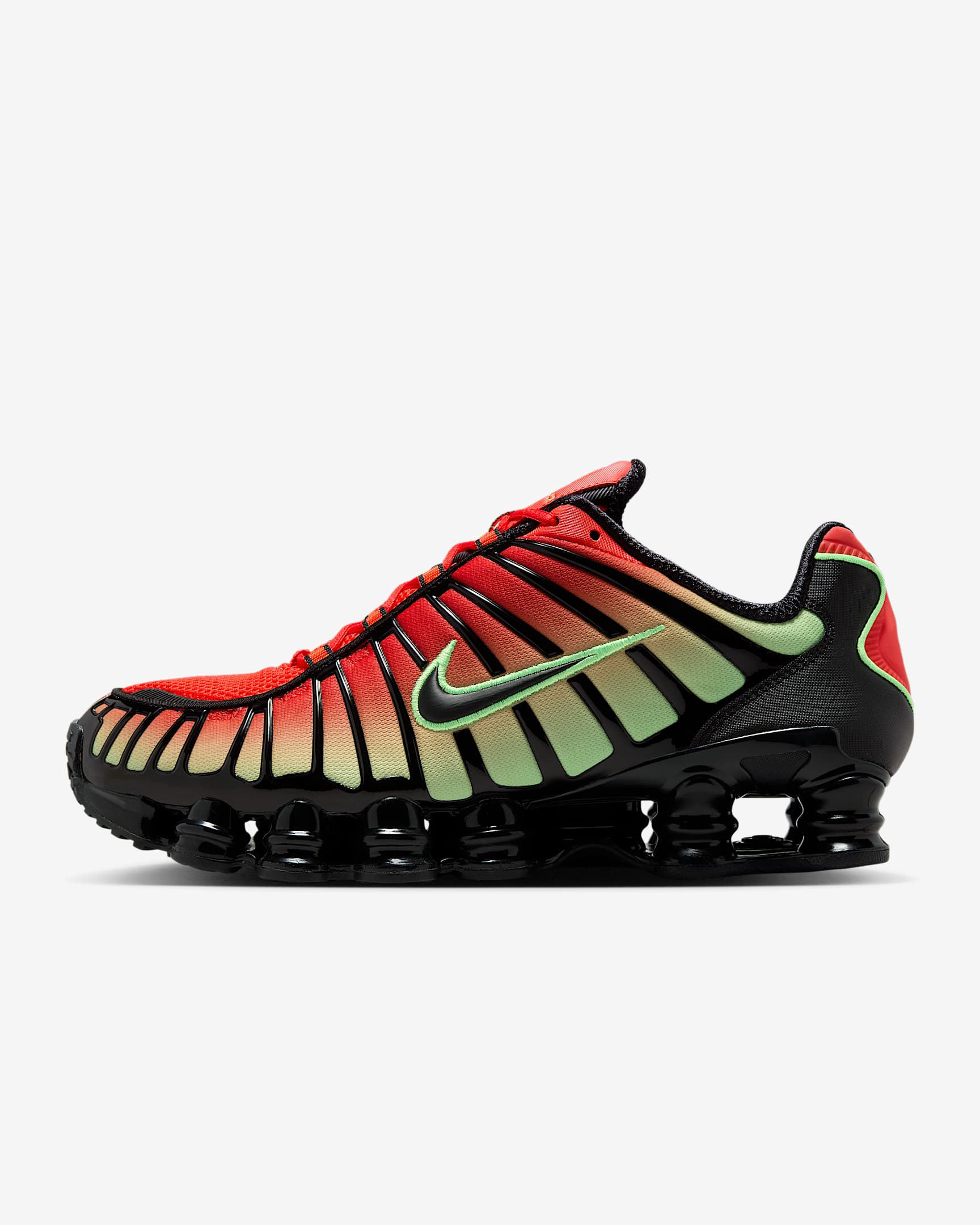Nike Shox TL Men's Shoes - Light Crimson/Green Strike/Black/Black