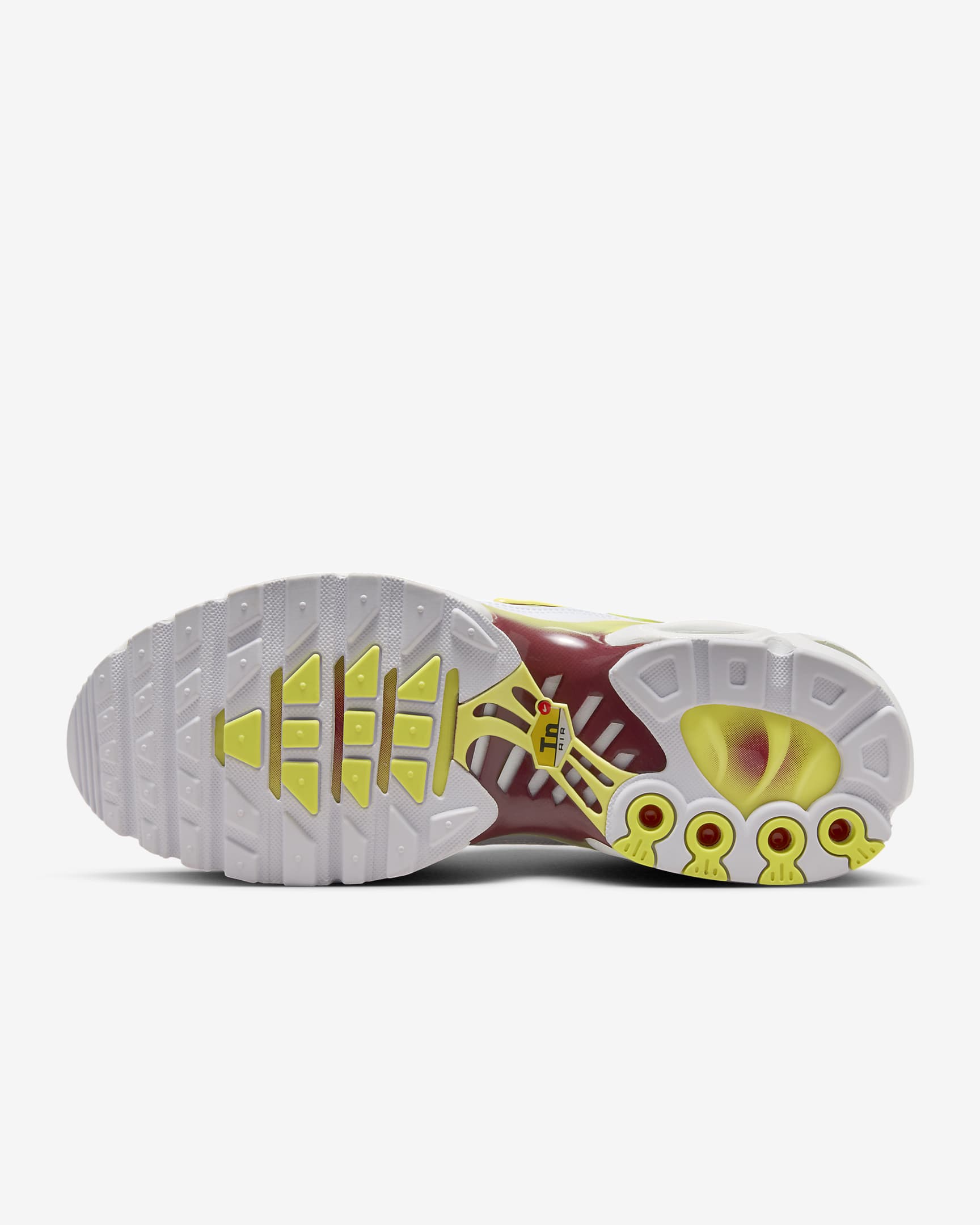 Chaussure Nike Air Max Plus pour Femme - Blanc/Football Grey/Dark Team Red/Light Laser Orange