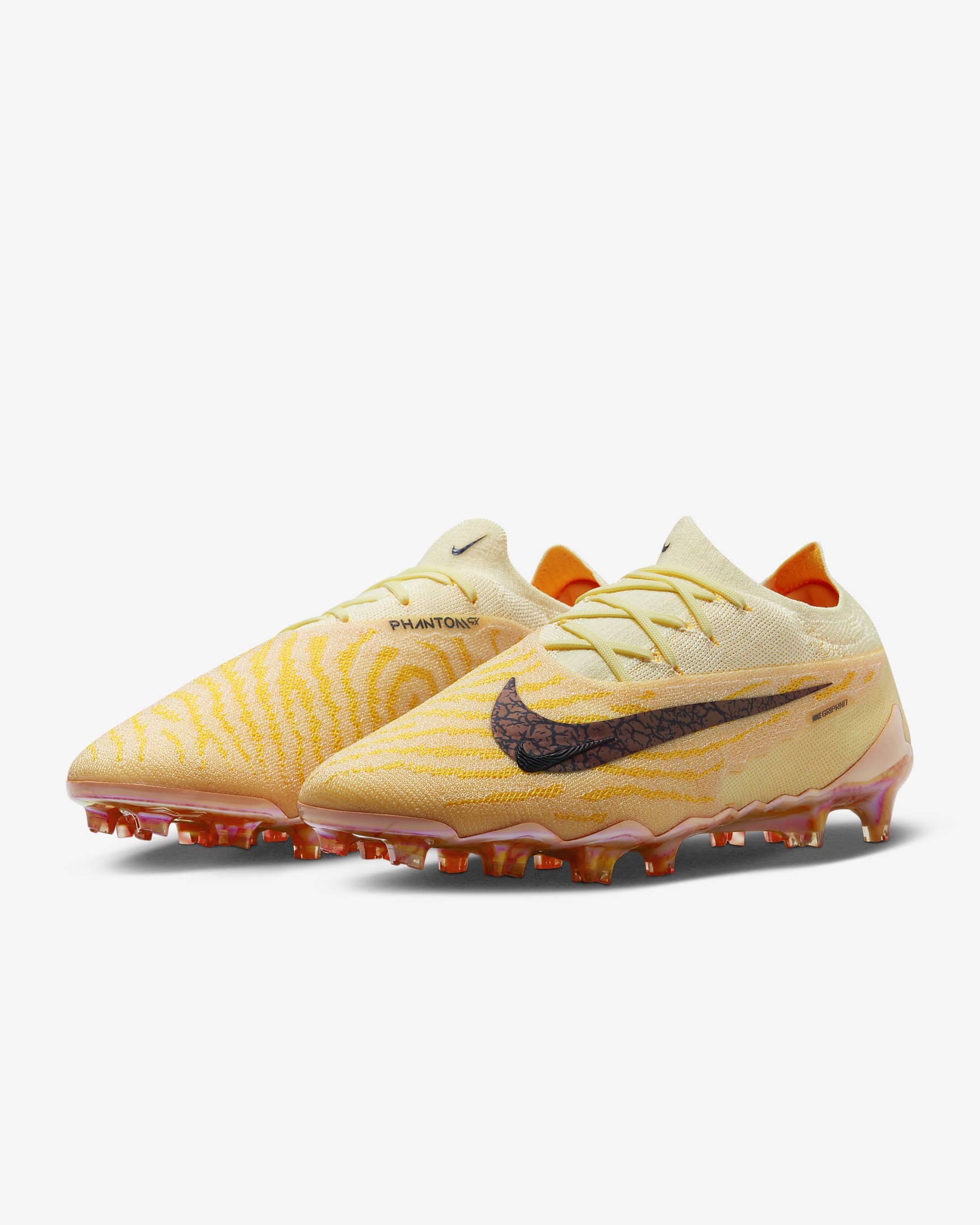 Nike Gripknit Phantom GX Elite FG SE Firm-Ground Football Boot - Citron Tint/Burgundy Crush