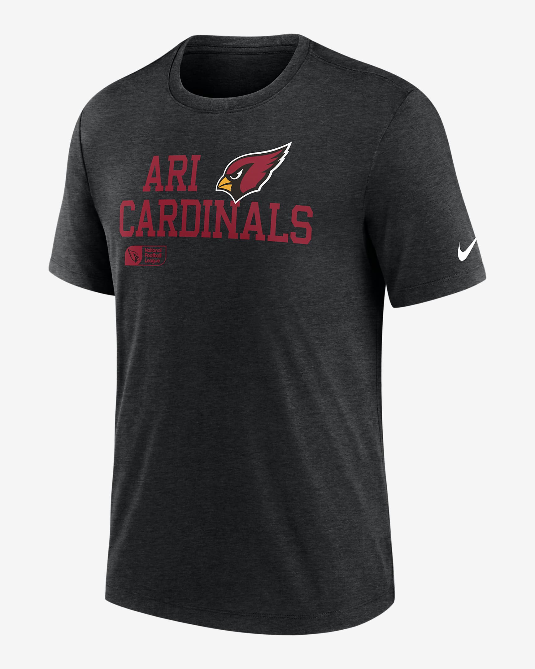 Arizona Cardinals Overlap Lockup Men's Nike NFL T-Shirt - Black