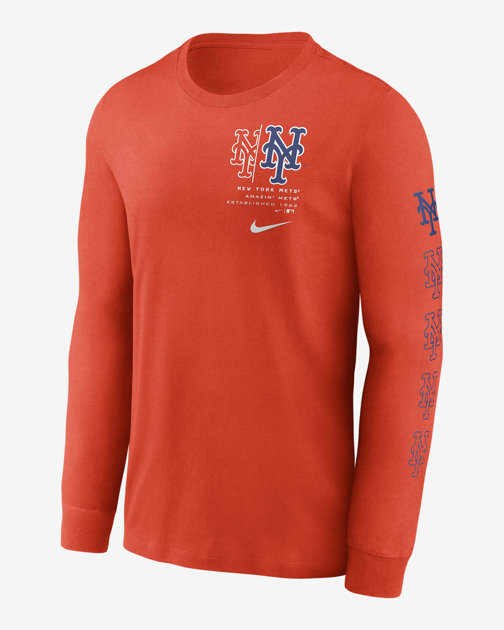Nike Team Slider (MLB New York Mets) Men's Long-Sleeve T-Shirt. Nike.com